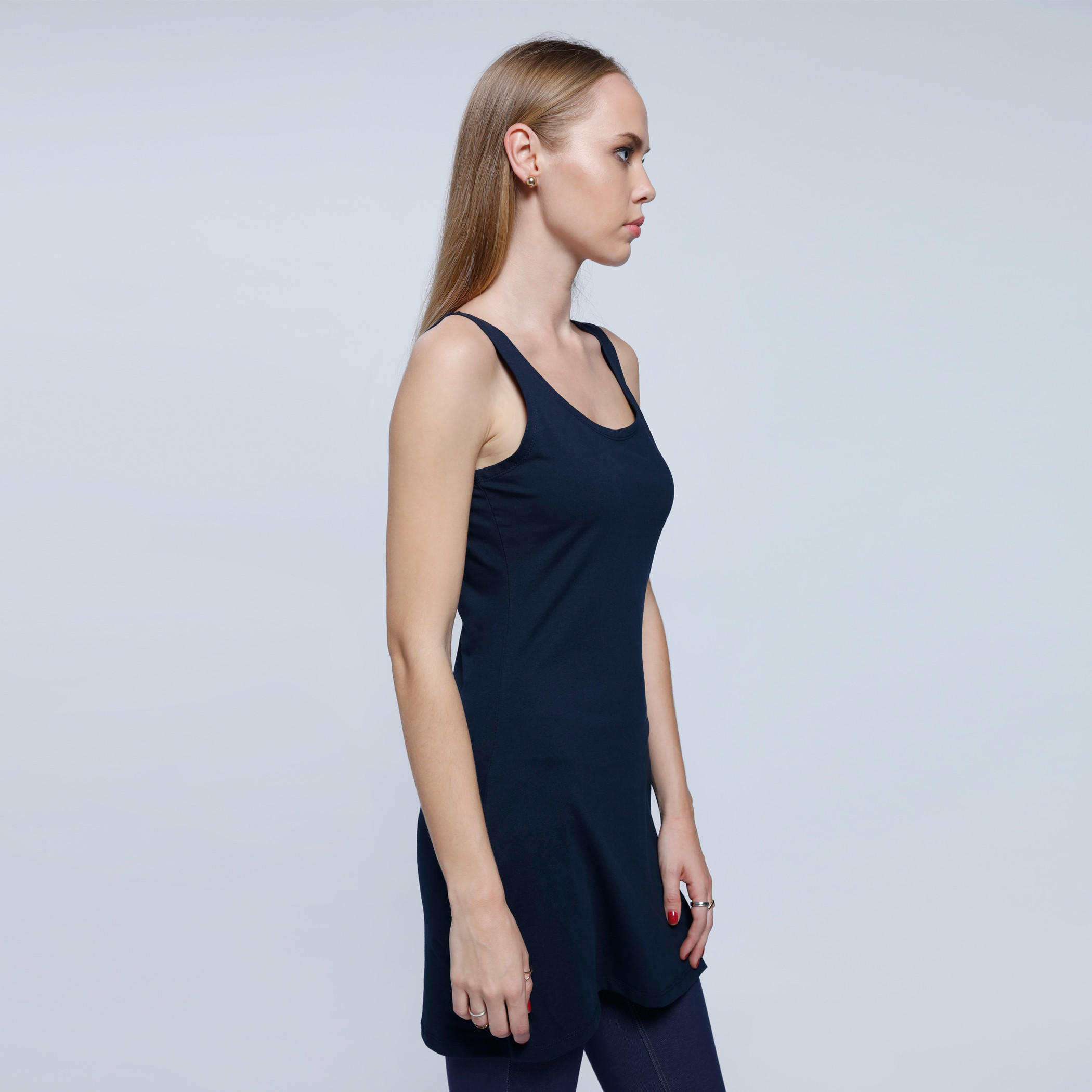 Sleeves Long Top with Round Neck-women-clothing-tshirts-image-3