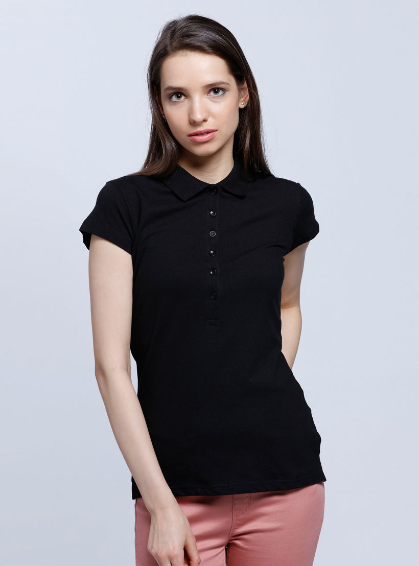 Solid Polo T-shirt-women-clothing-tshirts-image-5