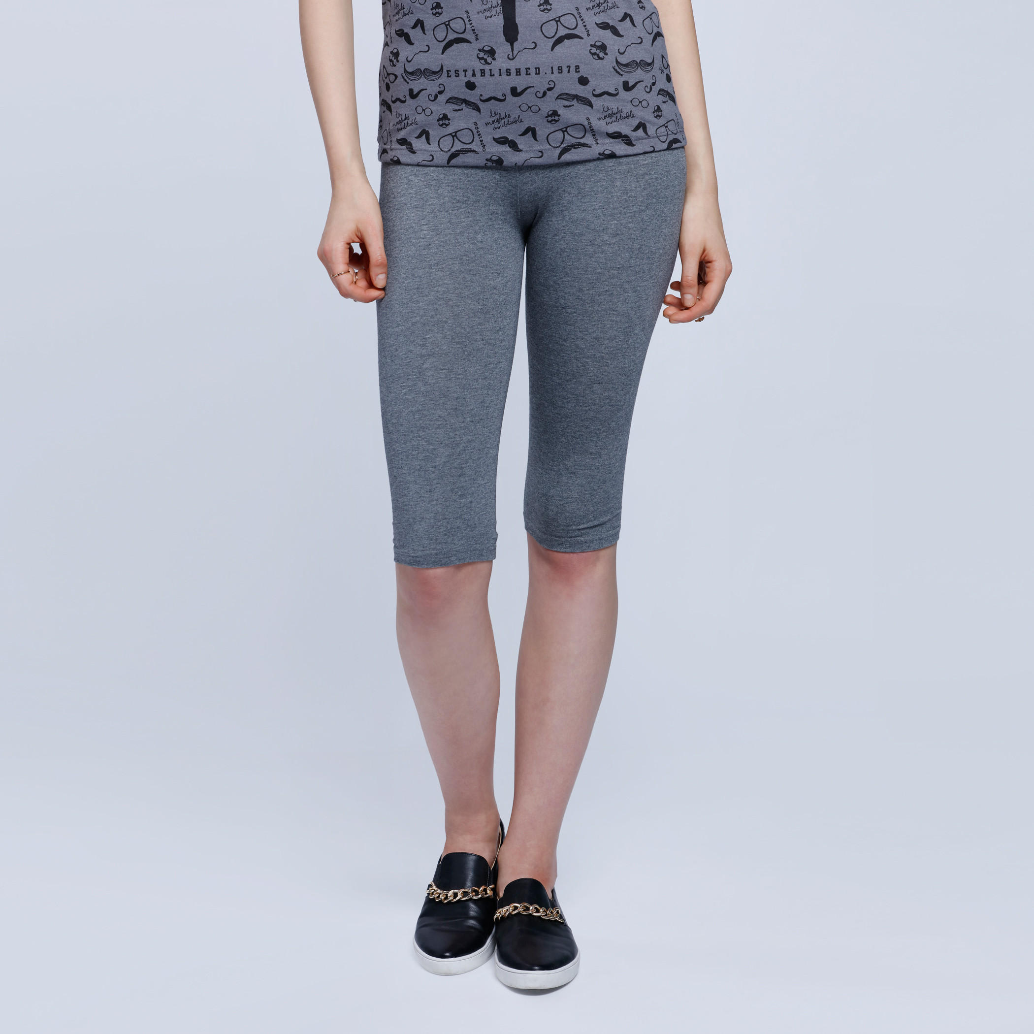 3/4 Leggings with Elasticised Waistband-women-clothing-bottoms-leggings-image-1