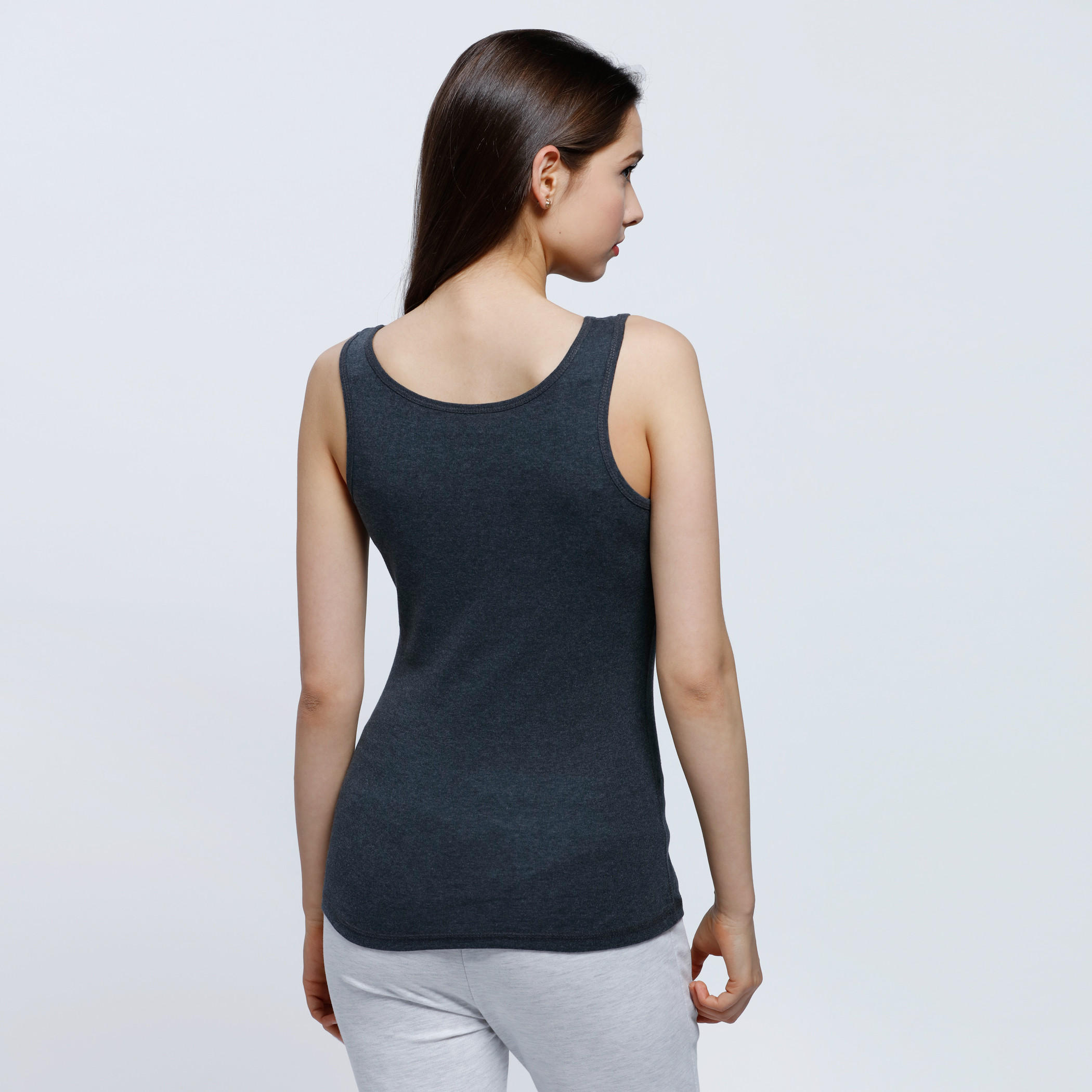 Sleeveless Vest with V-Neck-women-clothing-tshirts-image-2