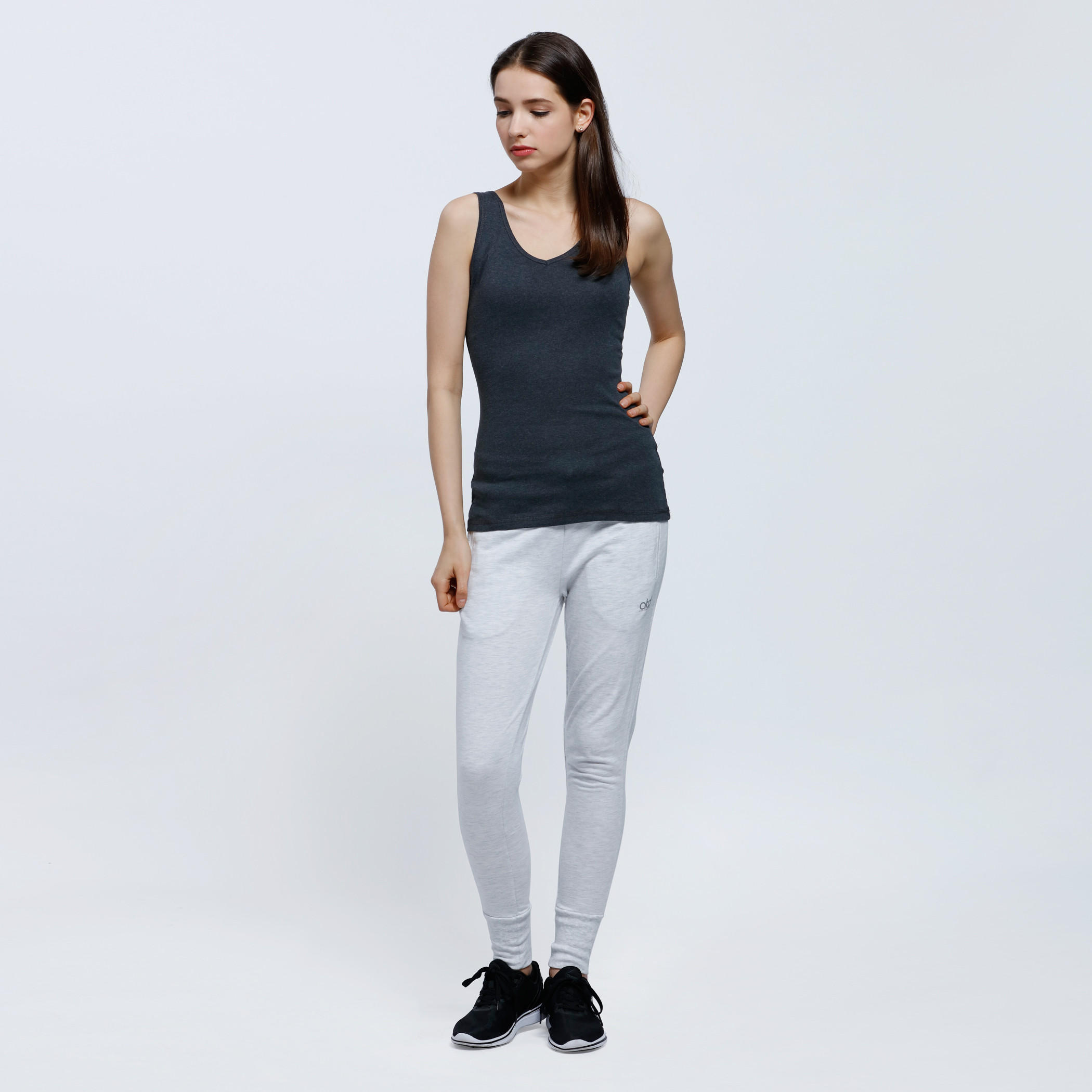 Sleeveless Vest with V-Neck-women-clothing-tshirts-image-5