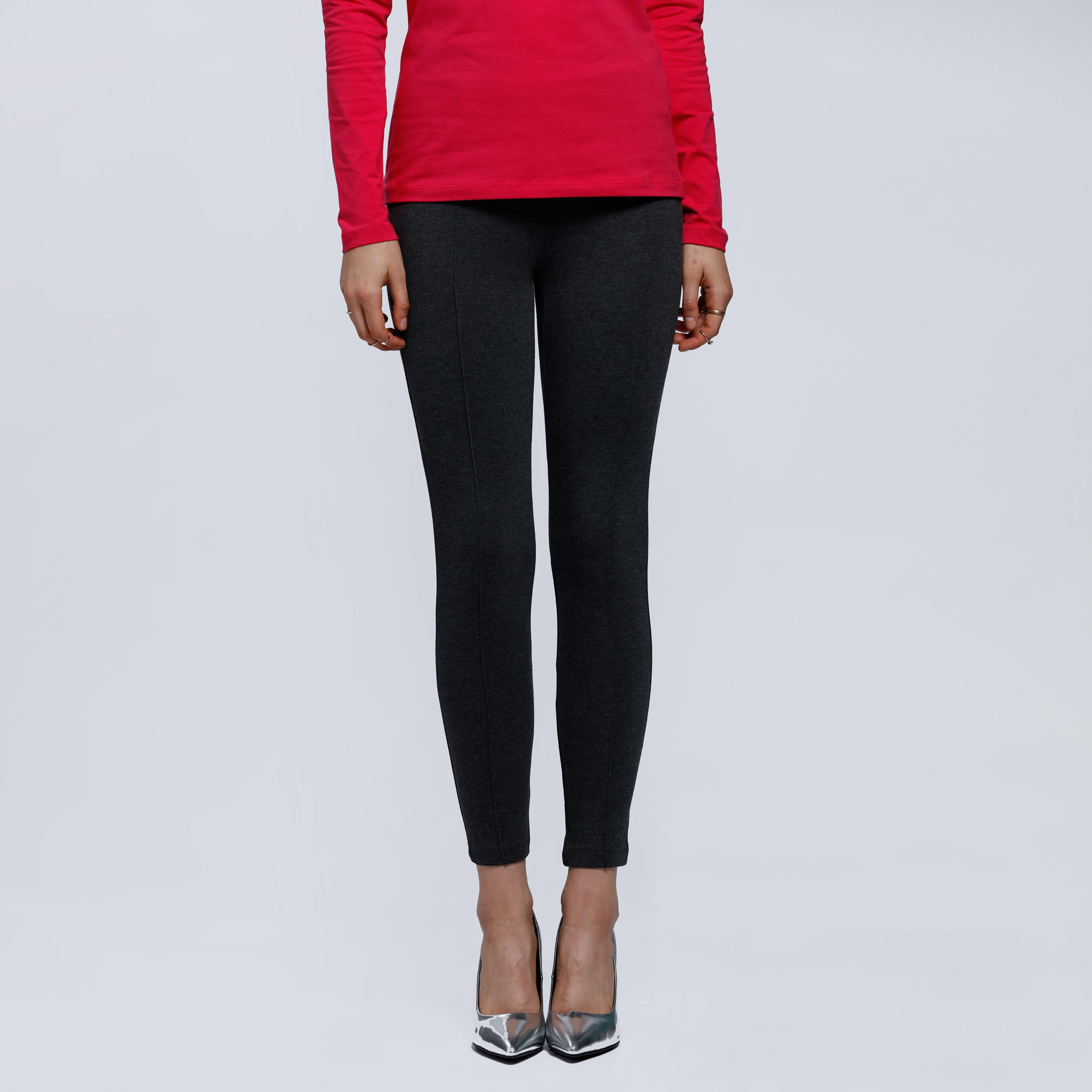Full Length Leggings with Elasticised Waistband-women-clothing-bottoms-leggings-image-1