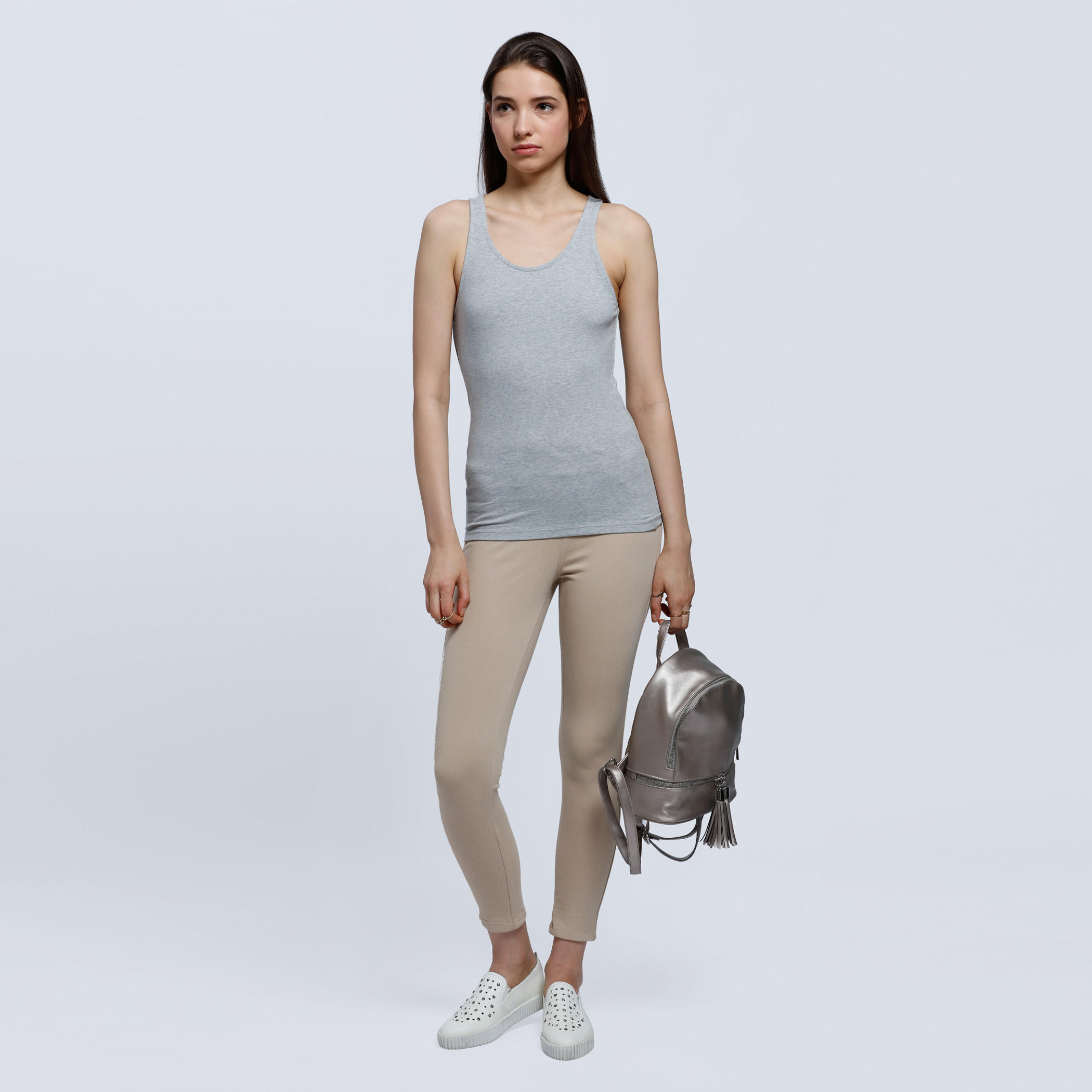 Melange Sleeveless Vest-women-clothing-tshirts-image-5