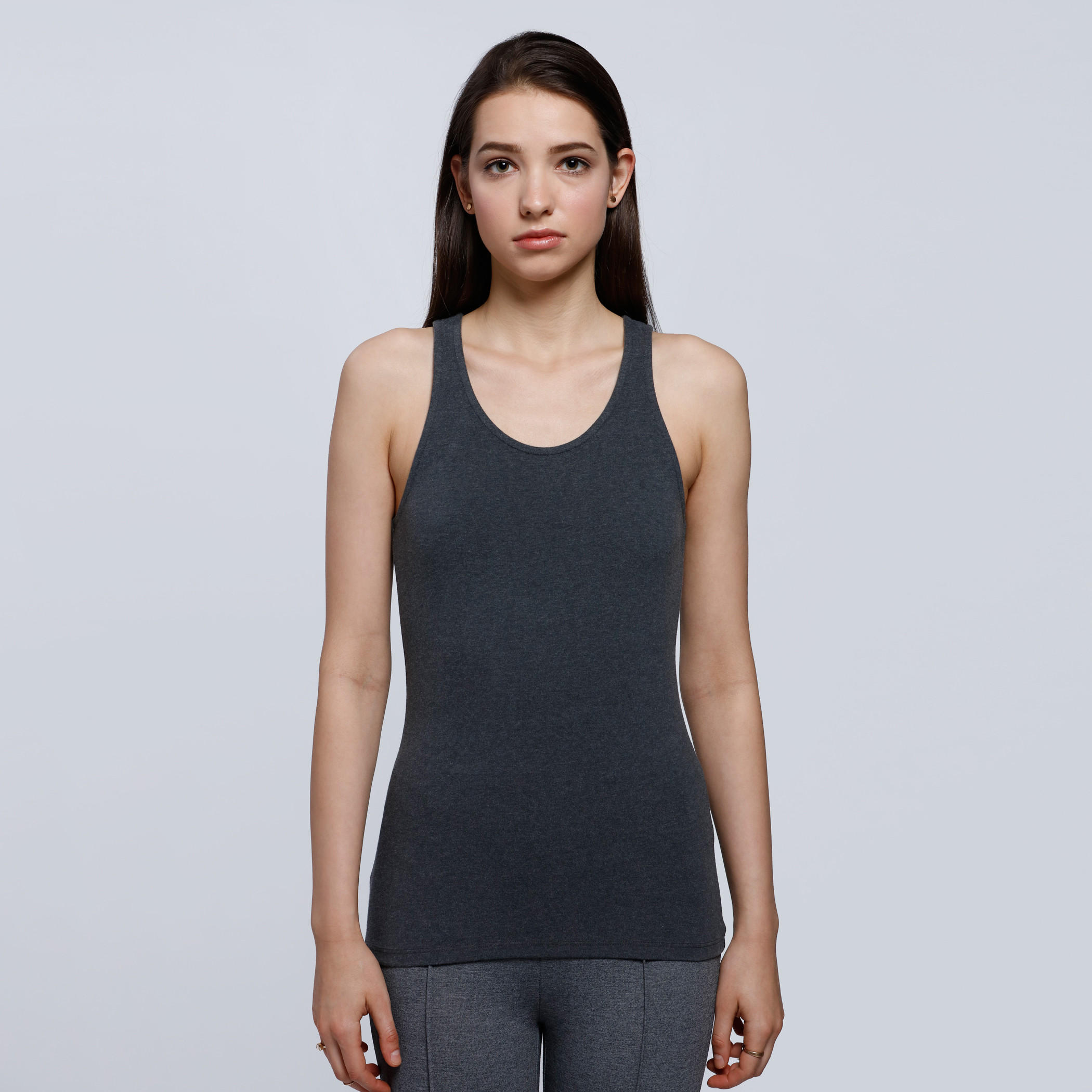 Sleeveless Vest with Racerback-women-clothing-tshirts-image-1