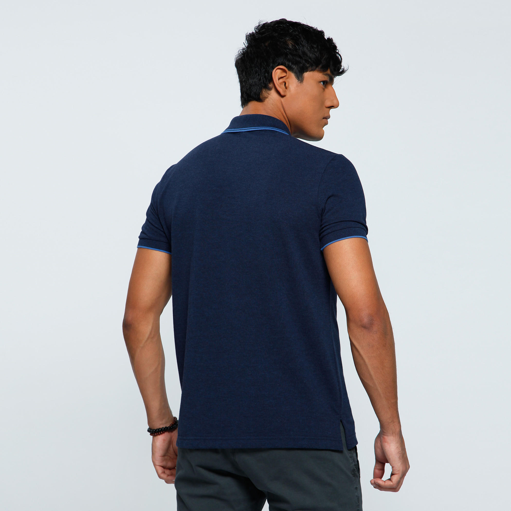 Polo Neck T-Shirt with Short Sleeves-men-clothing-tshirtsandpolos-polos-image-7