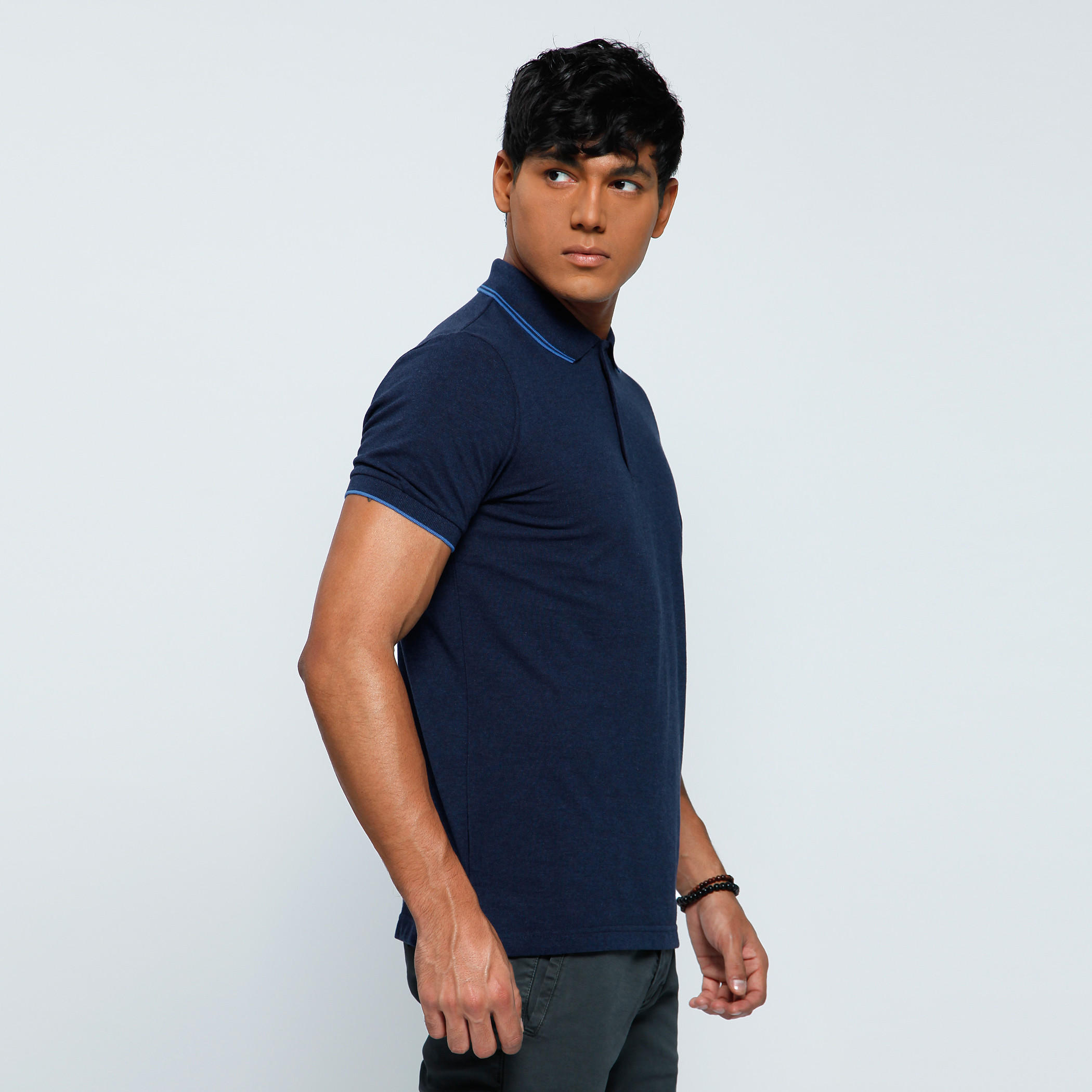 Polo Neck T-Shirt with Short Sleeves-men-clothing-tshirtsandpolos-polos-image-8