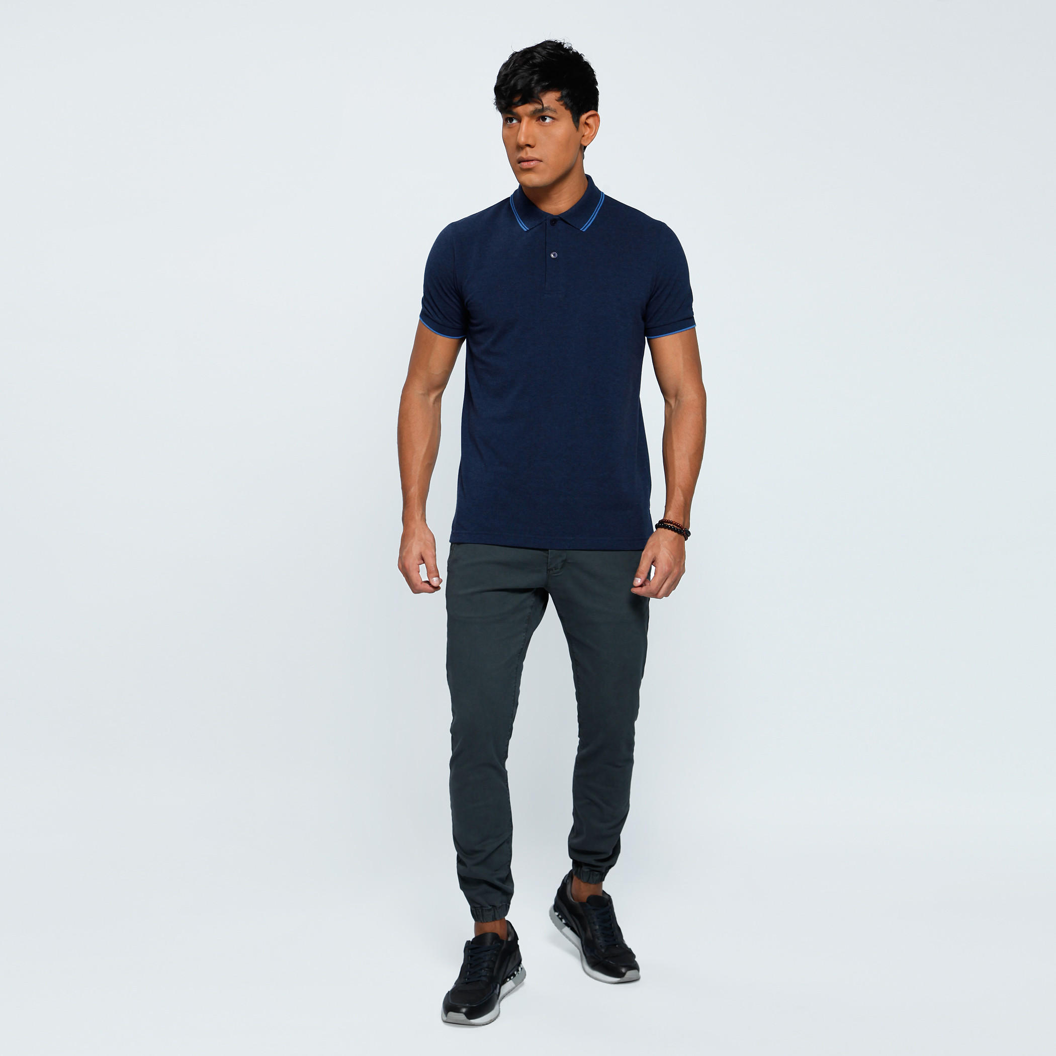 Polo Neck T-Shirt with Short Sleeves-men-clothing-tshirtsandpolos-polos-image-10