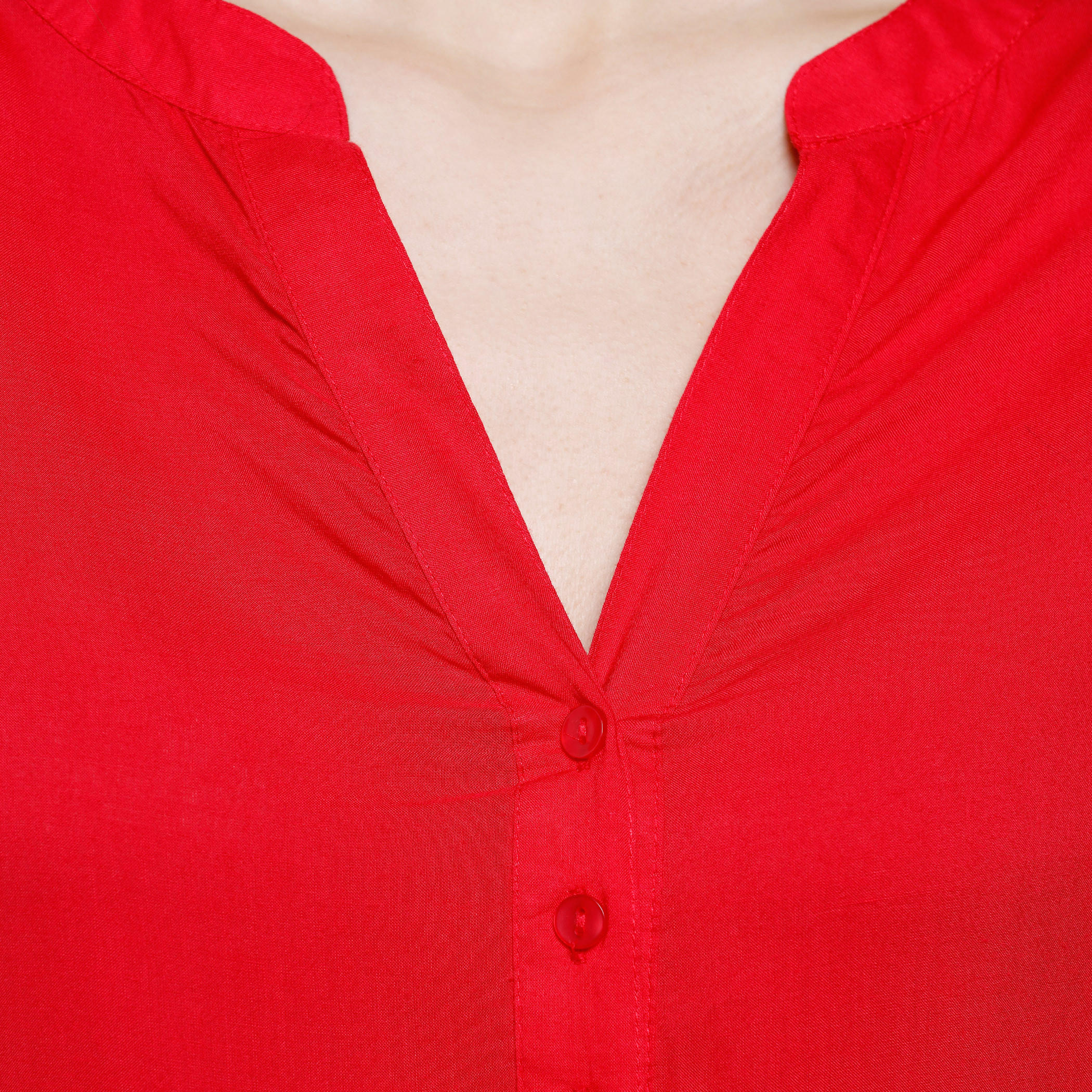 Roll Up Sleeves Top-women-clothing-shirtsandblouses-blouses-image-4
