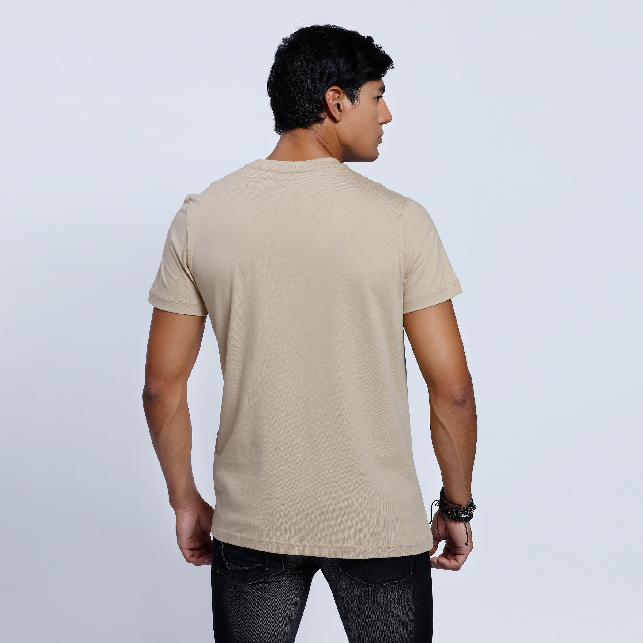 Crew Neck T-Shirt with Short Sleeves-men-clothing-tshirtsandpolos-tshirts-image-2