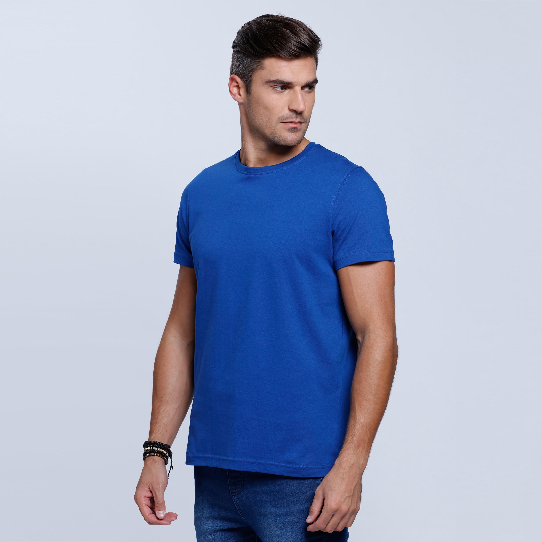 Short Sleeves T-Shirt with Round Neckline-men-clothing-tshirtsandpolos-tshirts-image-3