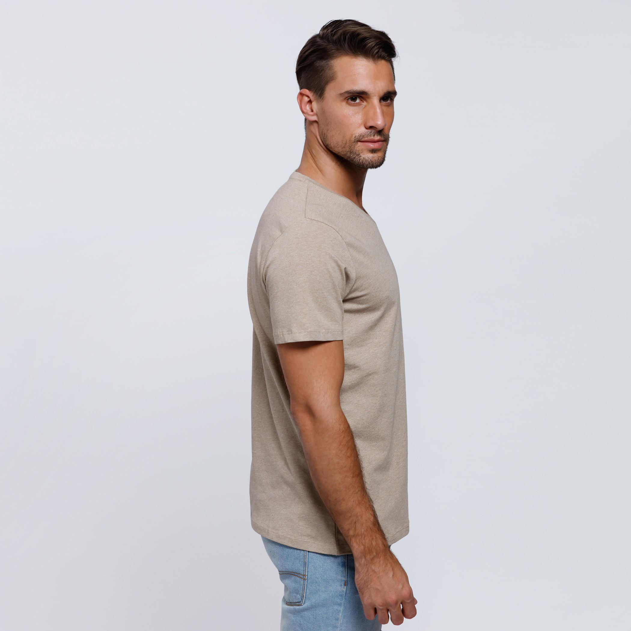 V-Neck T-Shirt with Short Sleeves-men-clothing-tshirtsandpolos-tshirts-image-3