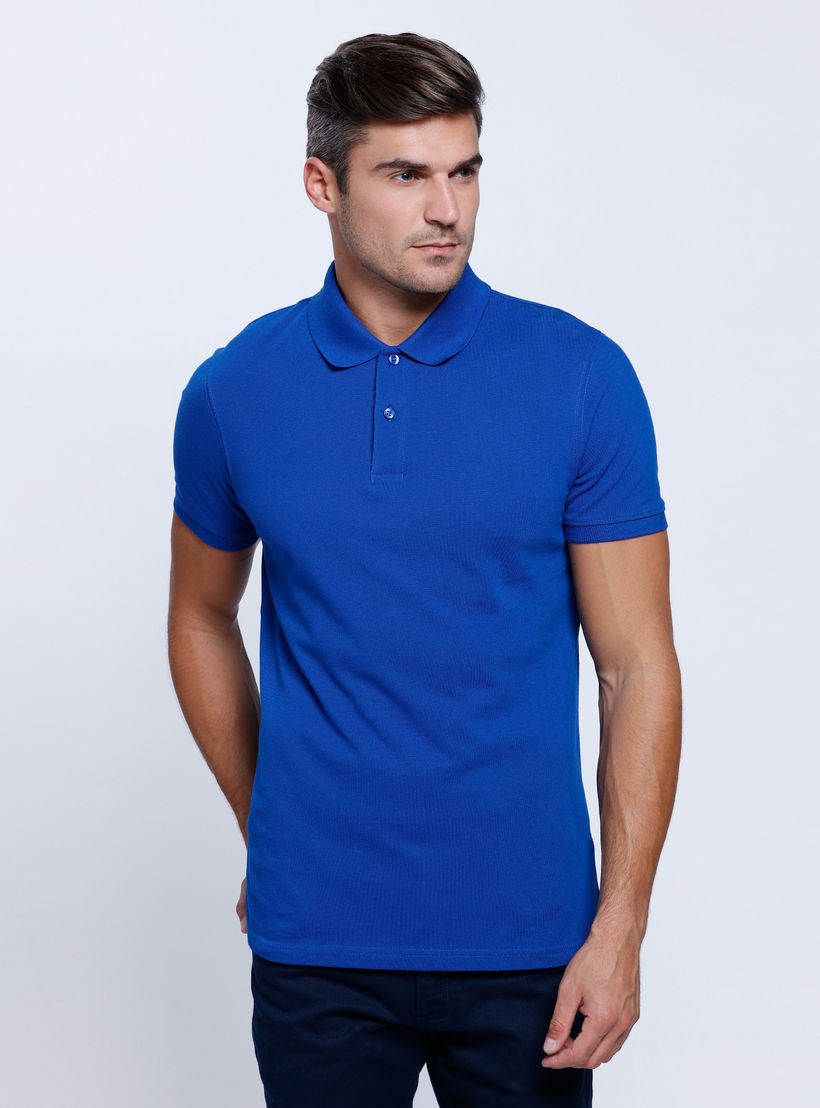 Short Sleeves T-Shirt with Polo Neckline-men-clothing-tshirtsandpolos-polos-image-5