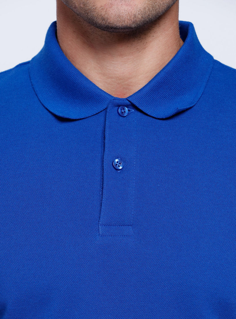 Short Sleeves T-Shirt with Polo Neckline-men-clothing-tshirtsandpolos-polos-image-2