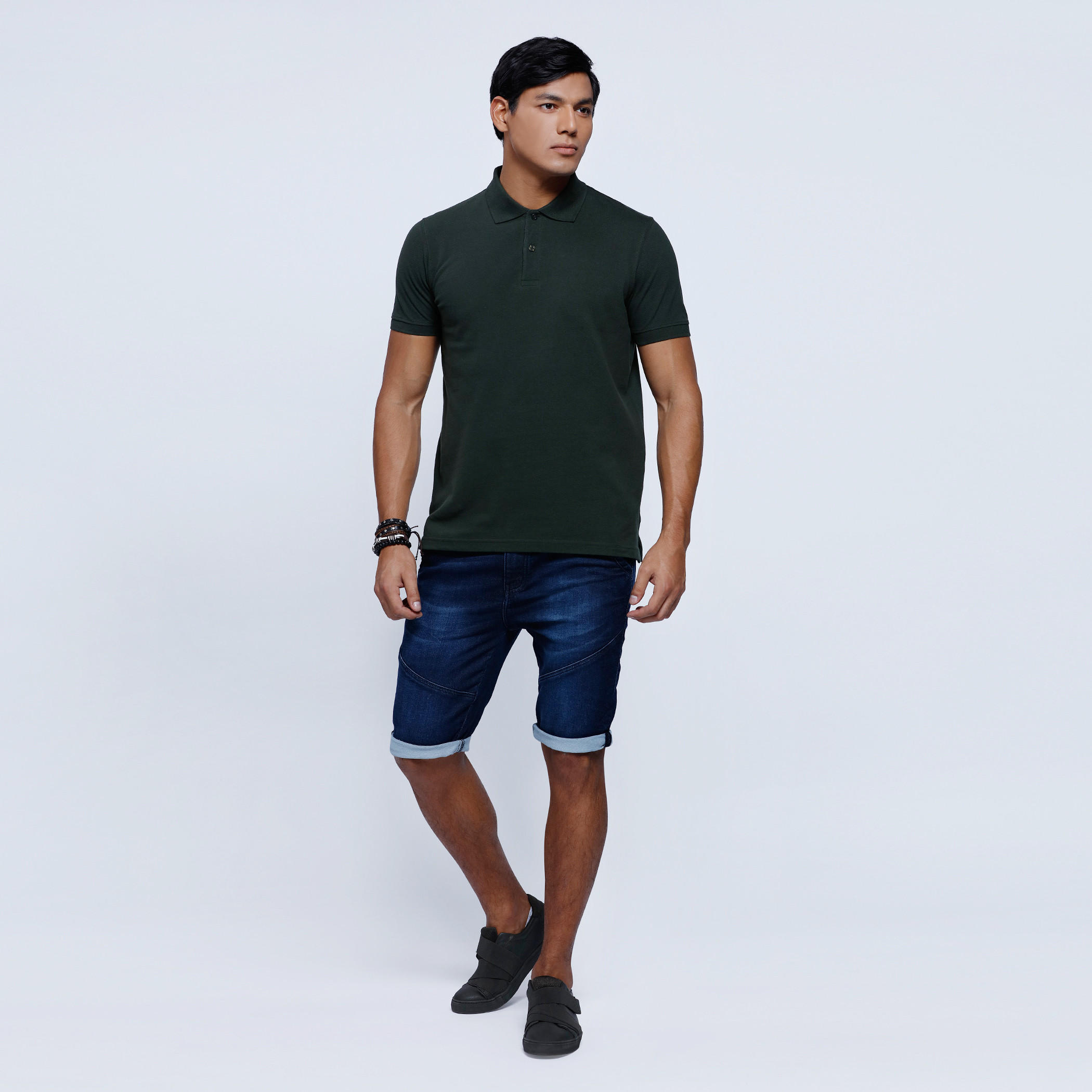 Polo Neck T-Shirt with Short Sleeves-men-clothing-tshirtsandpolos-polos-image-5