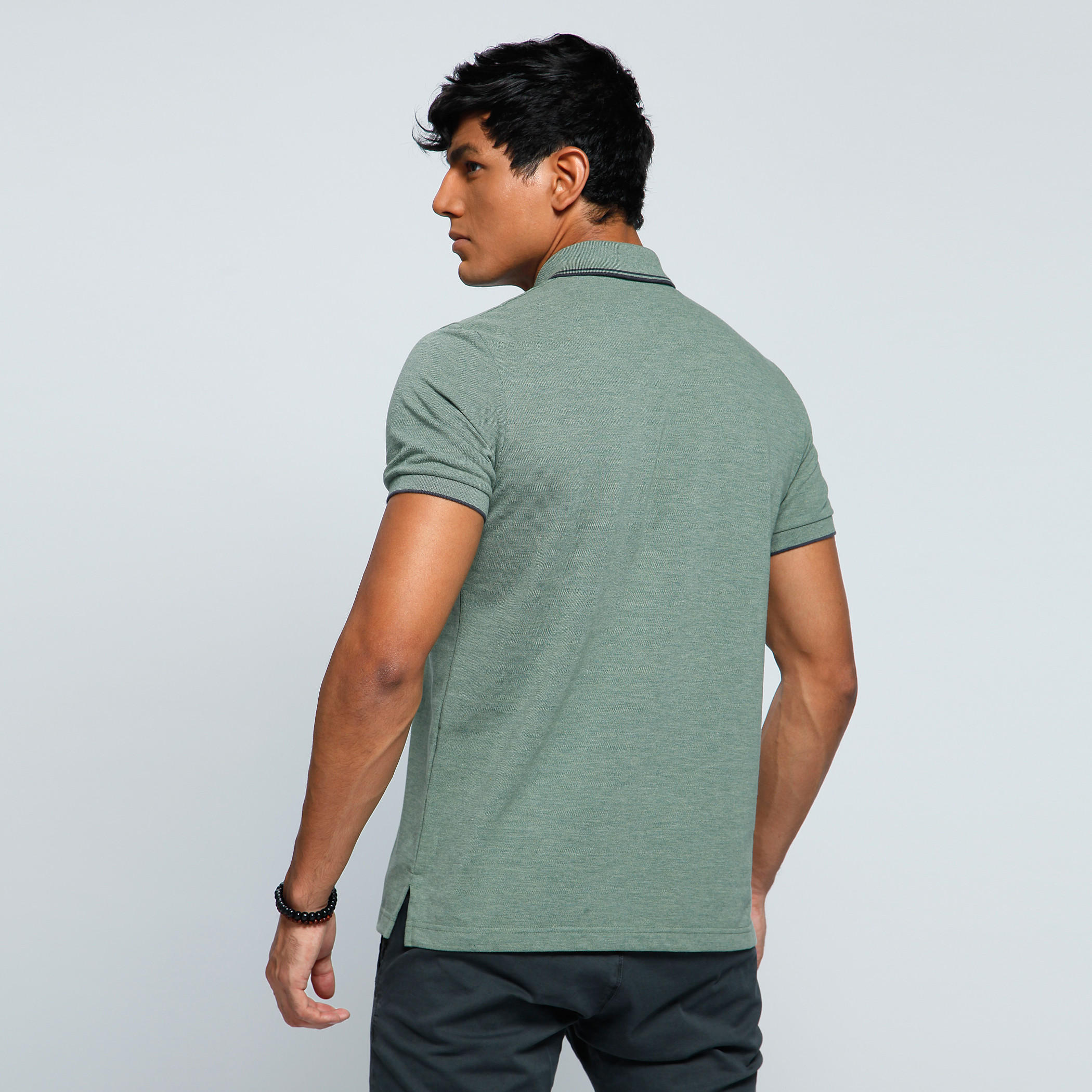 Polo Neck T-Shirt with Short Sleeves-men-clothing-tshirtsandpolos-polos-image-4