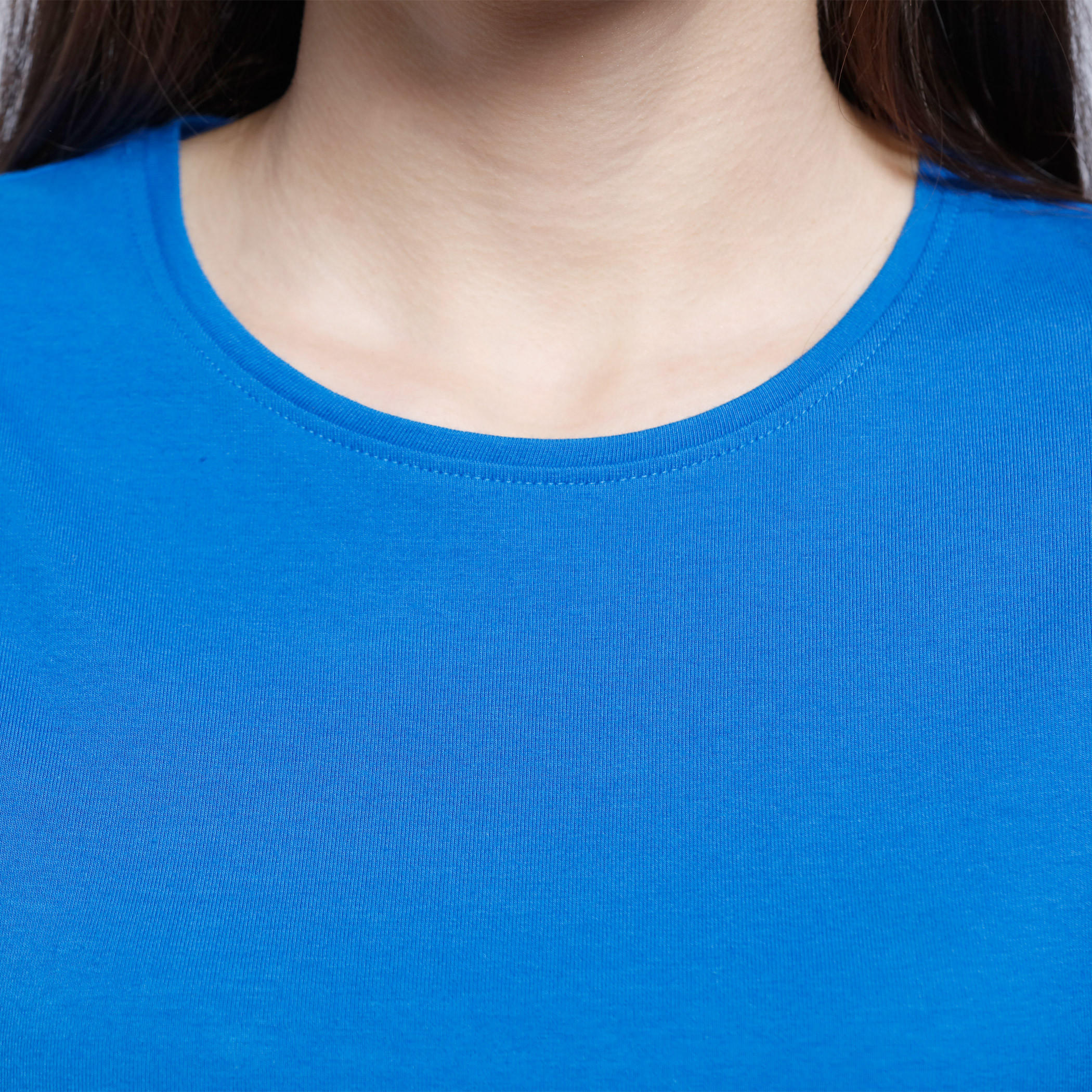 Solid Round Neck T-shirt-women-clothing-tshirts-image-4