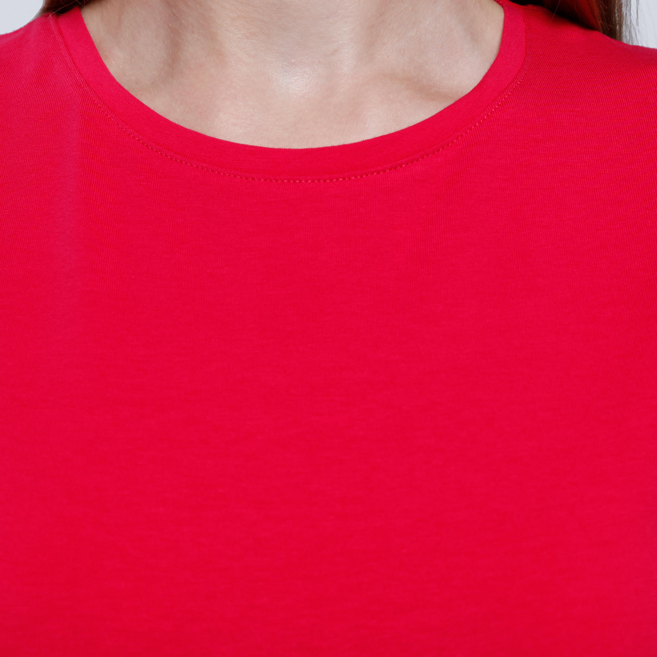 Round Neck T-Shirt with Short Sleeves-women-clothing-tshirts-image-4