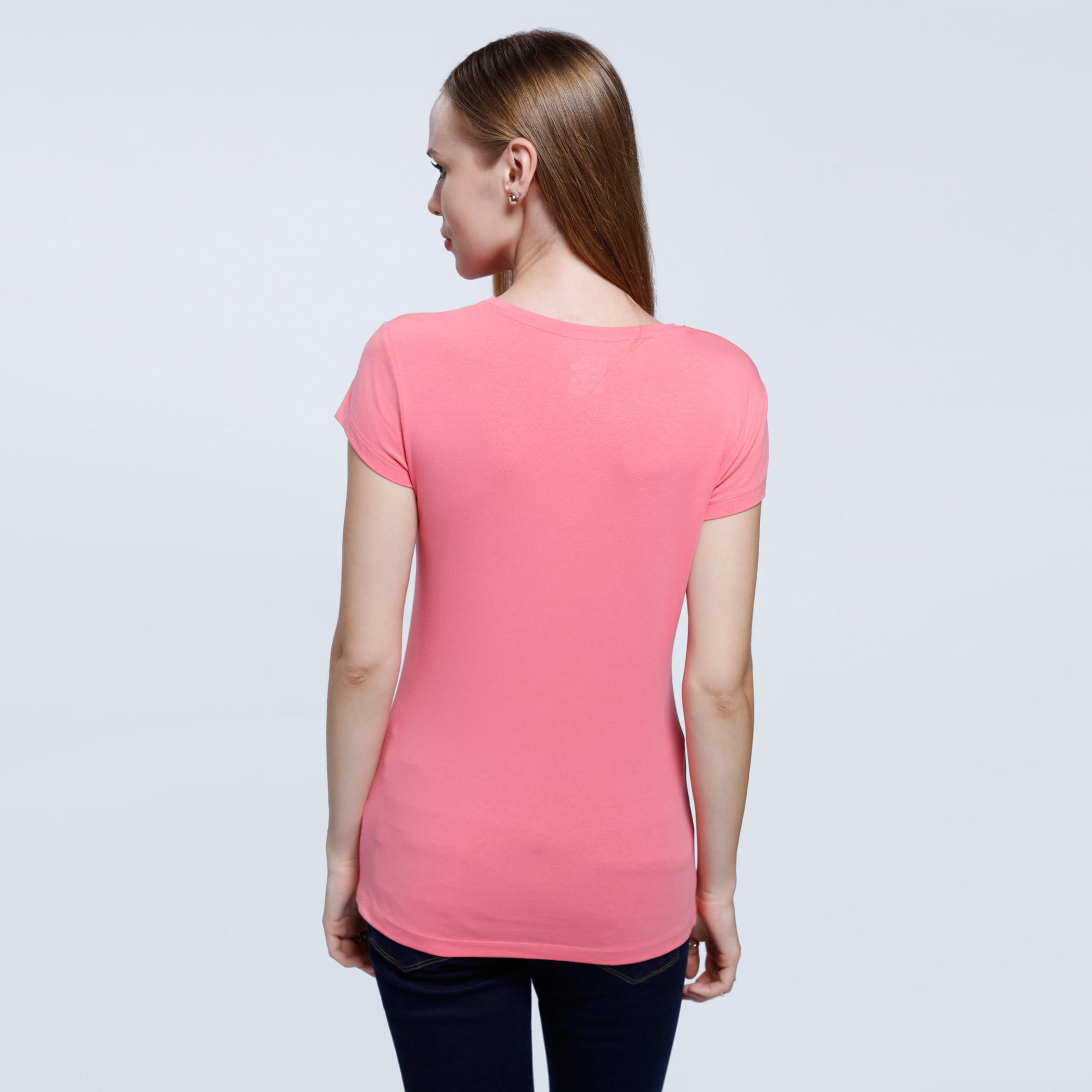 Round Neck T-Shirt with Short Sleeves-women-clothing-tshirts-image-7