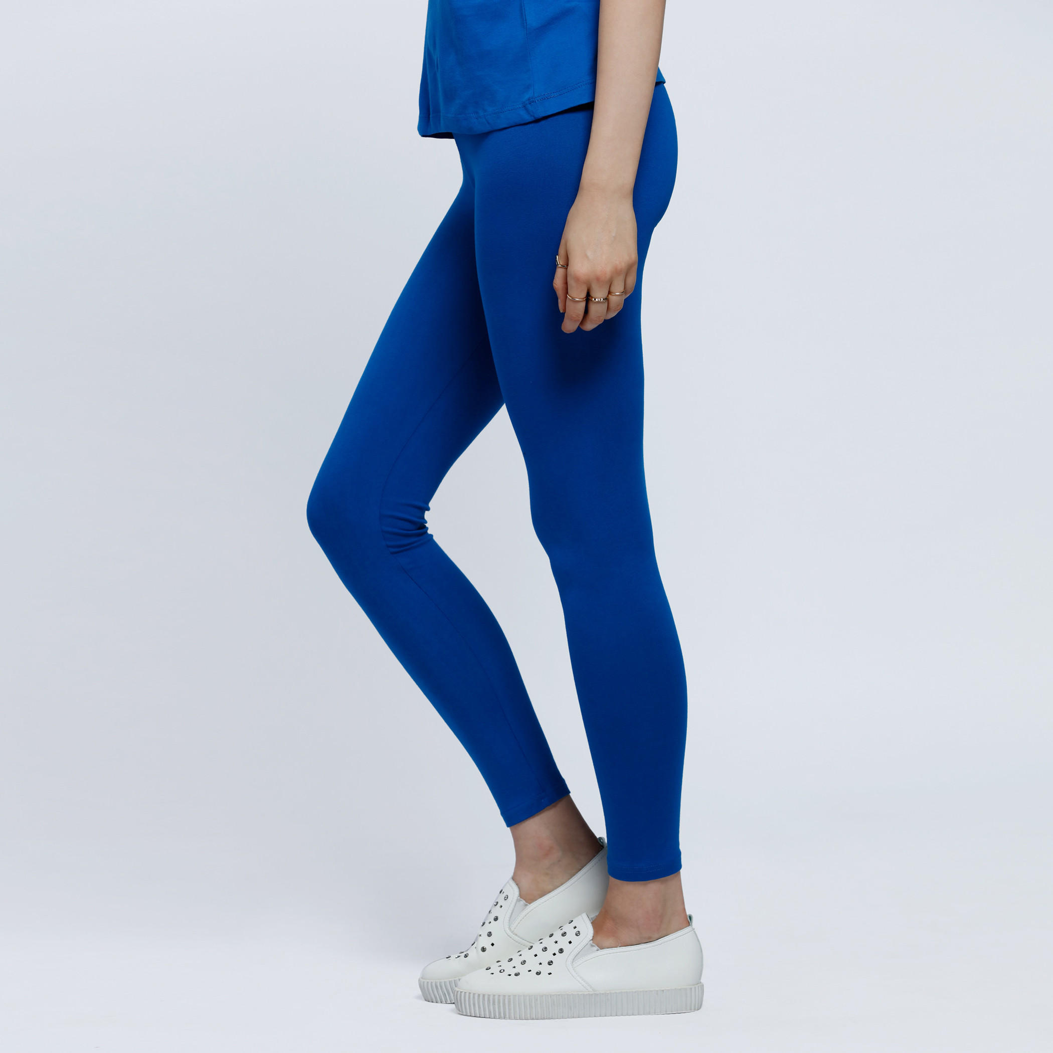 Full Length Leggings with Elasticised Waistband-women-clothing-bottoms-leggings-image-3