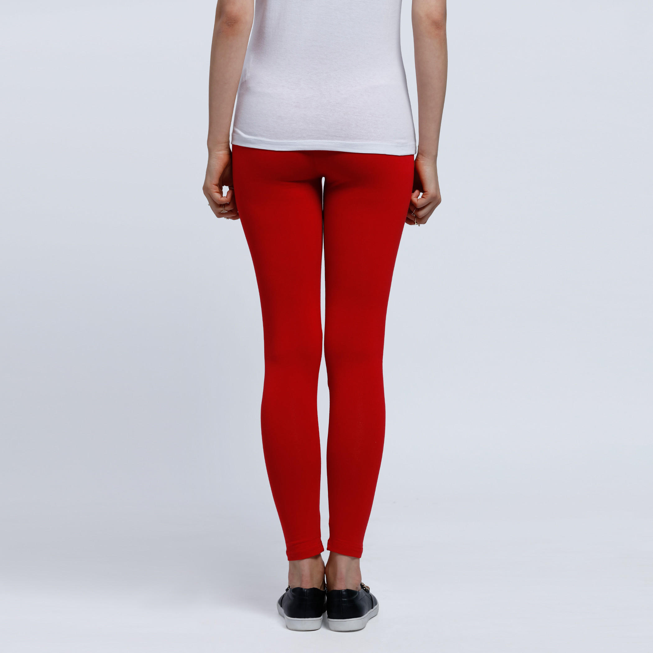 Full Length Leggings with Elasticised Waistband-women-clothing-bottoms-leggings-image-2