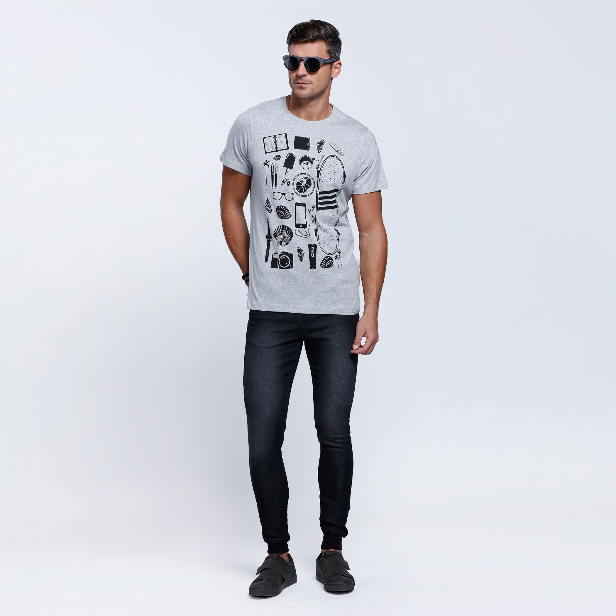 Printed Short Sleeves T-Shirt with Round Neckline-men-clothing-tshirtsandpolos-tshirts-image-5