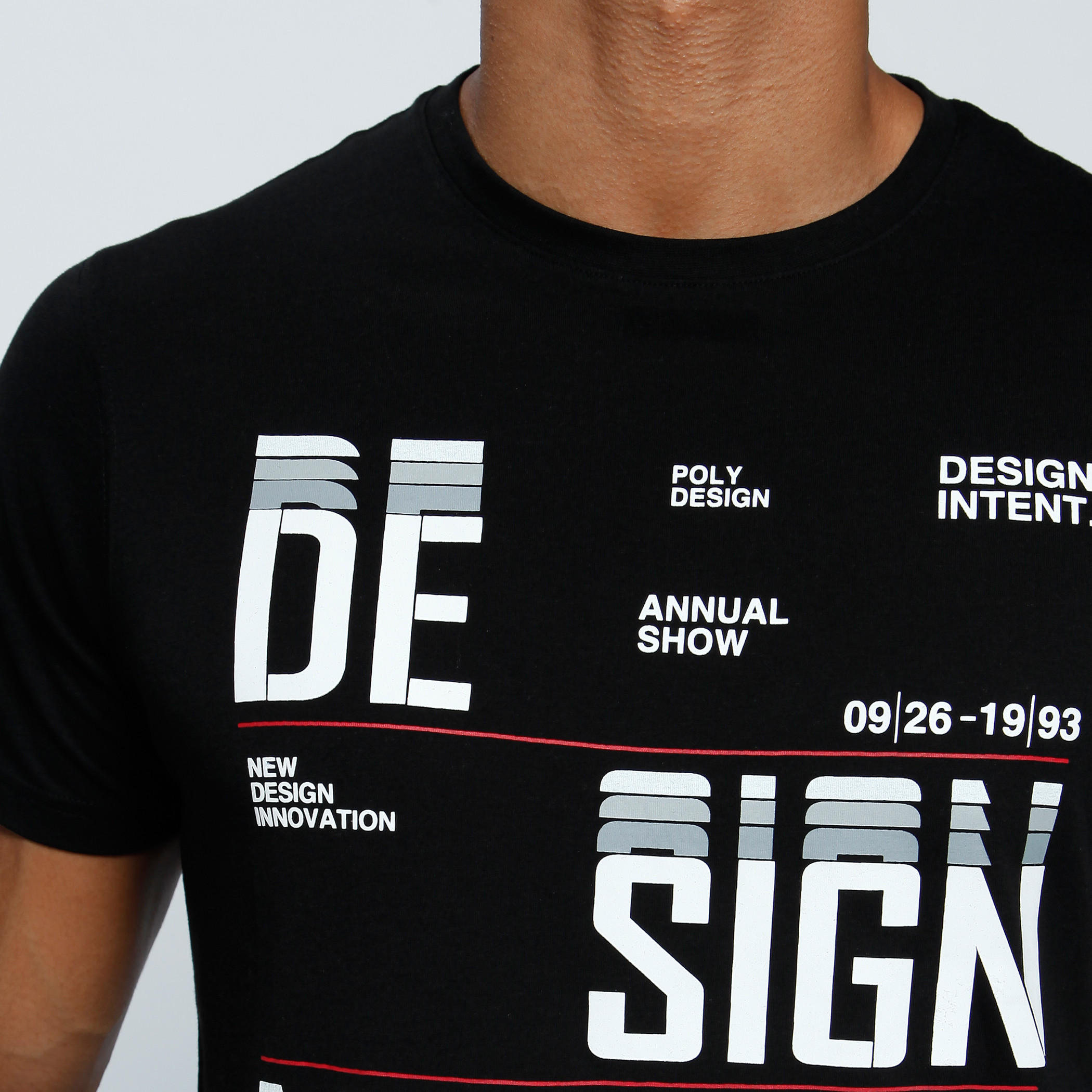 Printed T-Shirt with Crew Neck and Short Sleeves-men-clothing-tshirtsandpolos-tshirts-image-4