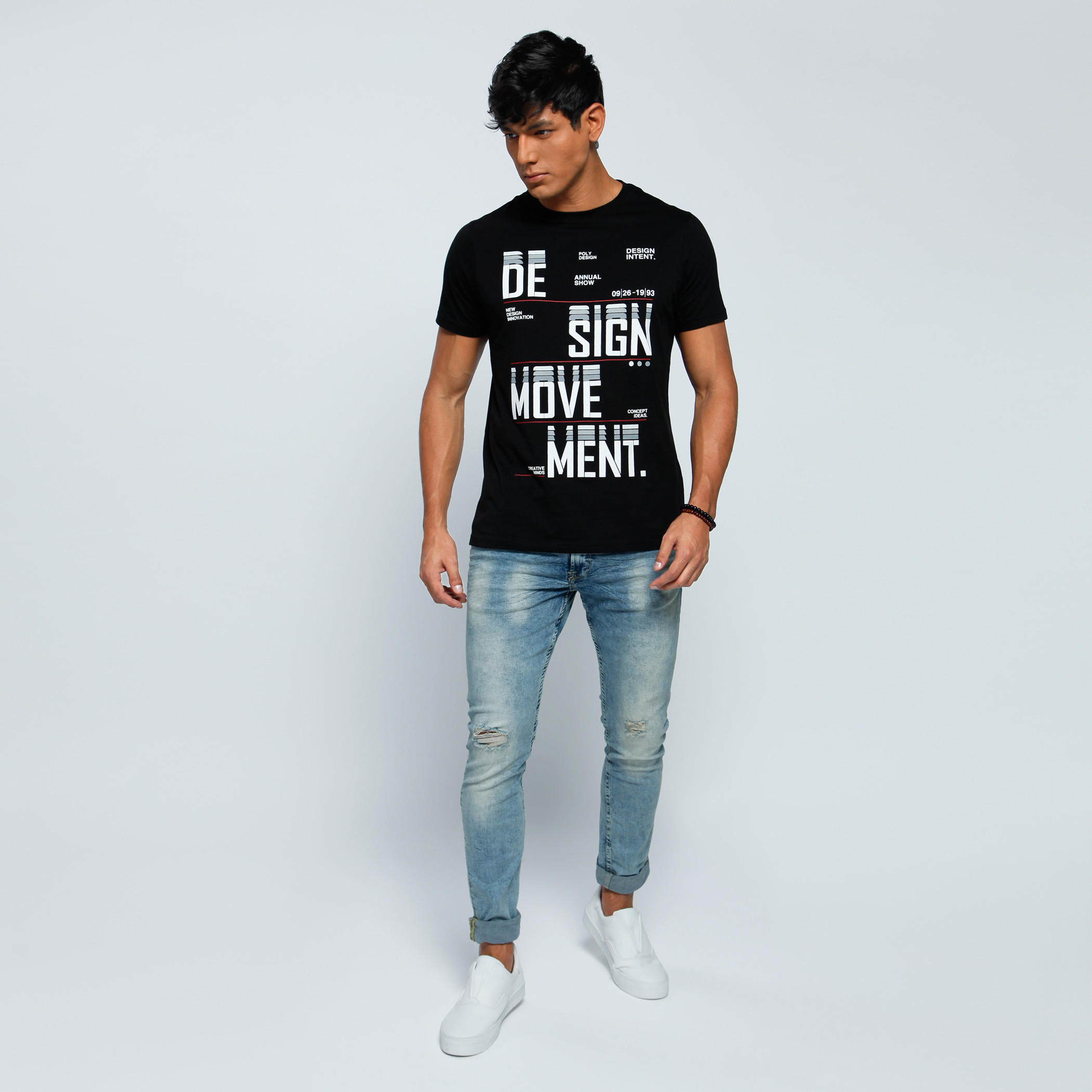 Printed T-Shirt with Crew Neck and Short Sleeves-men-clothing-tshirtsandpolos-tshirts-image-5