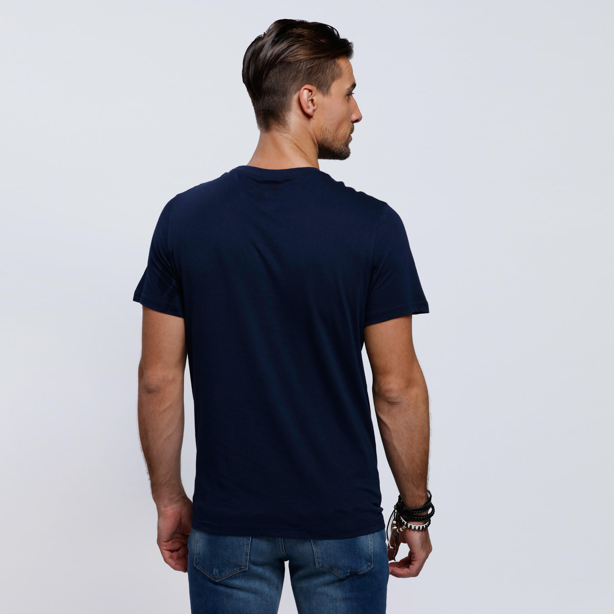 Printed Round Neck T-Shirt with Short Sleeves-men-clothing-tshirtsandpolos-tshirts-image-4