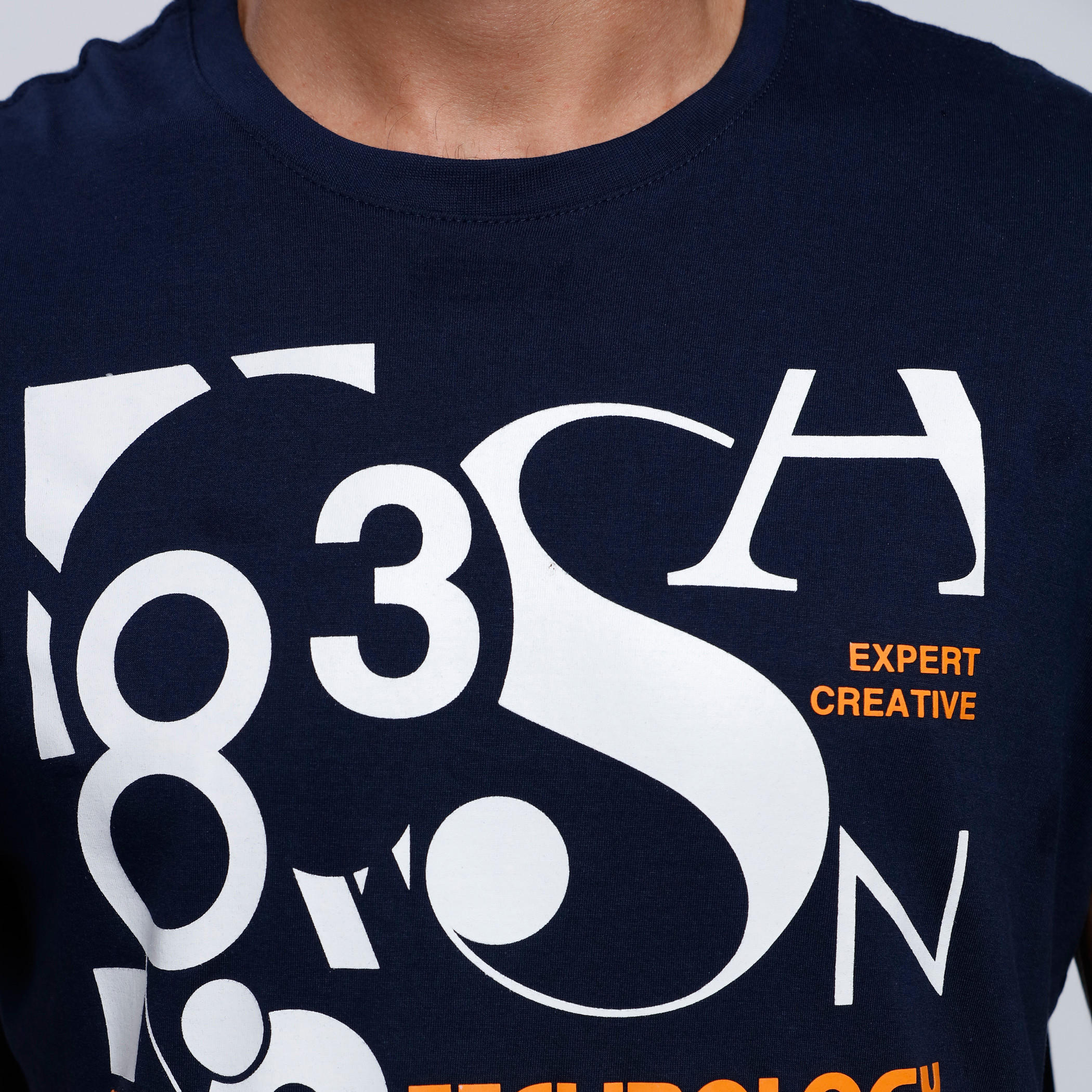 Printed Round Neck T-Shirt with Short Sleeves-men-clothing-tshirtsandpolos-tshirts-image-2
