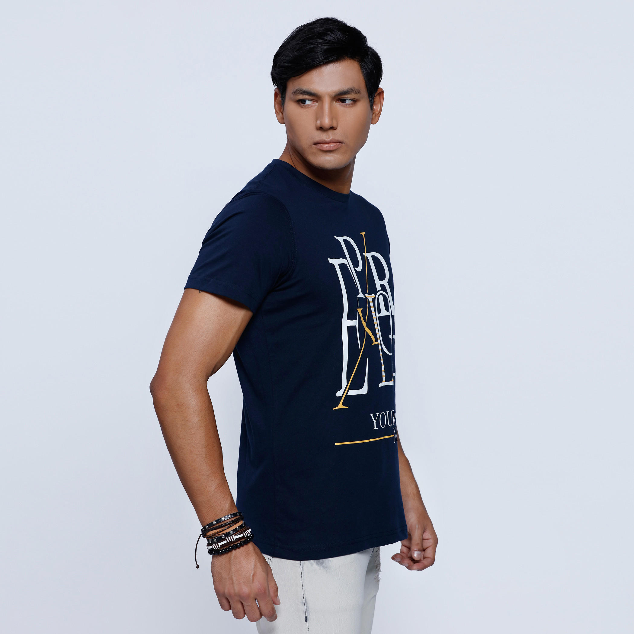 Printed T-Shirt with Crew Neck and Short Sleeves-men-clothing-tshirtsandpolos-tshirts-image-3