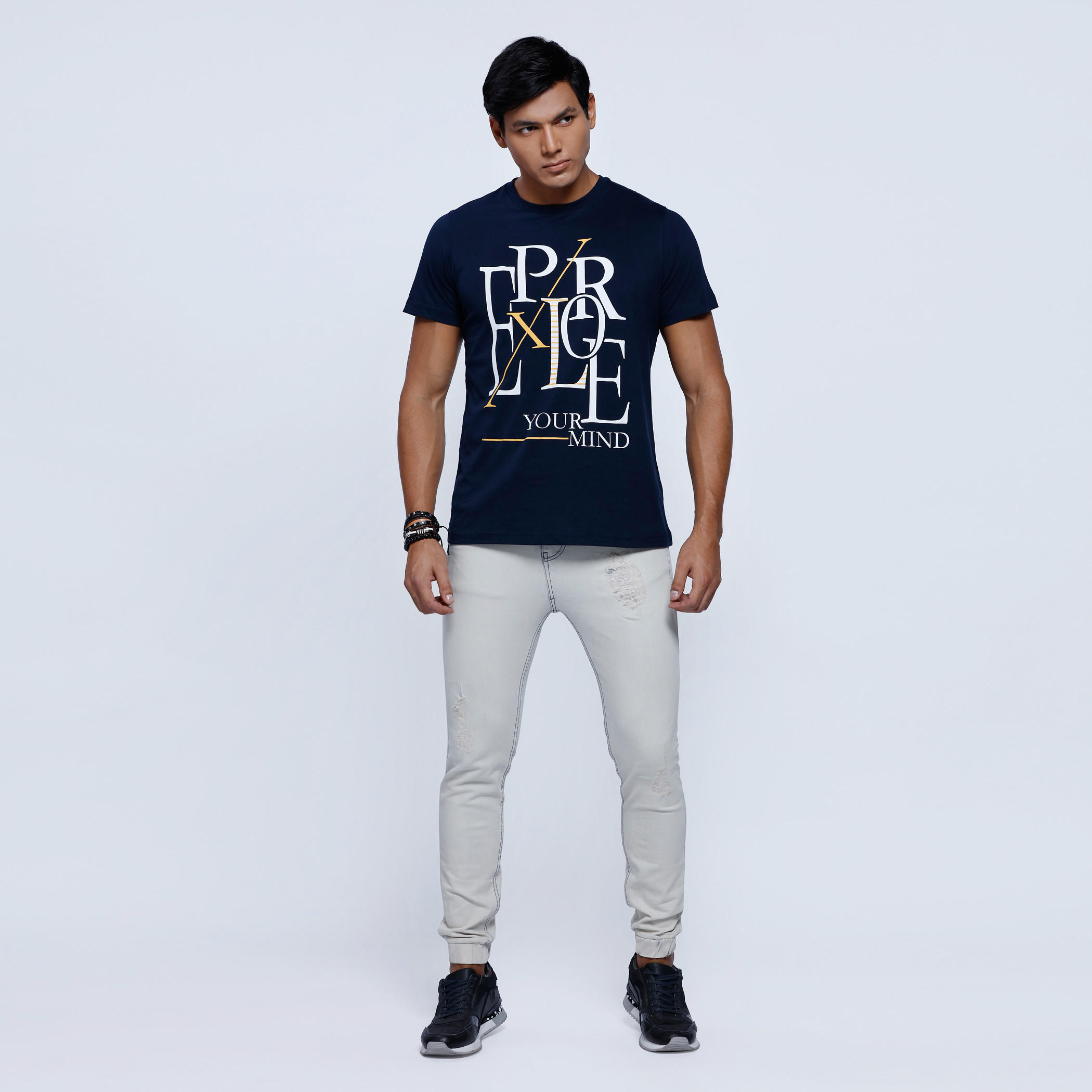 Printed T-Shirt with Crew Neck and Short Sleeves-men-clothing-tshirtsandpolos-tshirts-image-5