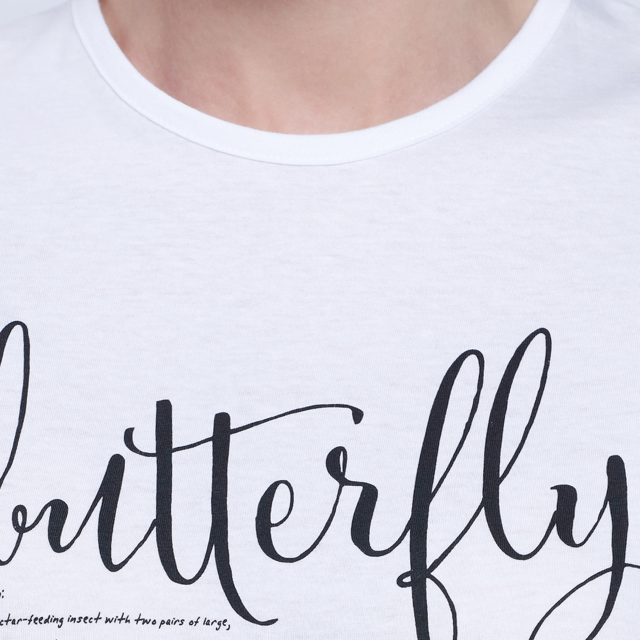 Printed T-Shirt with Round Neck and Short Sleeves-women-clothing-tshirts-image-4