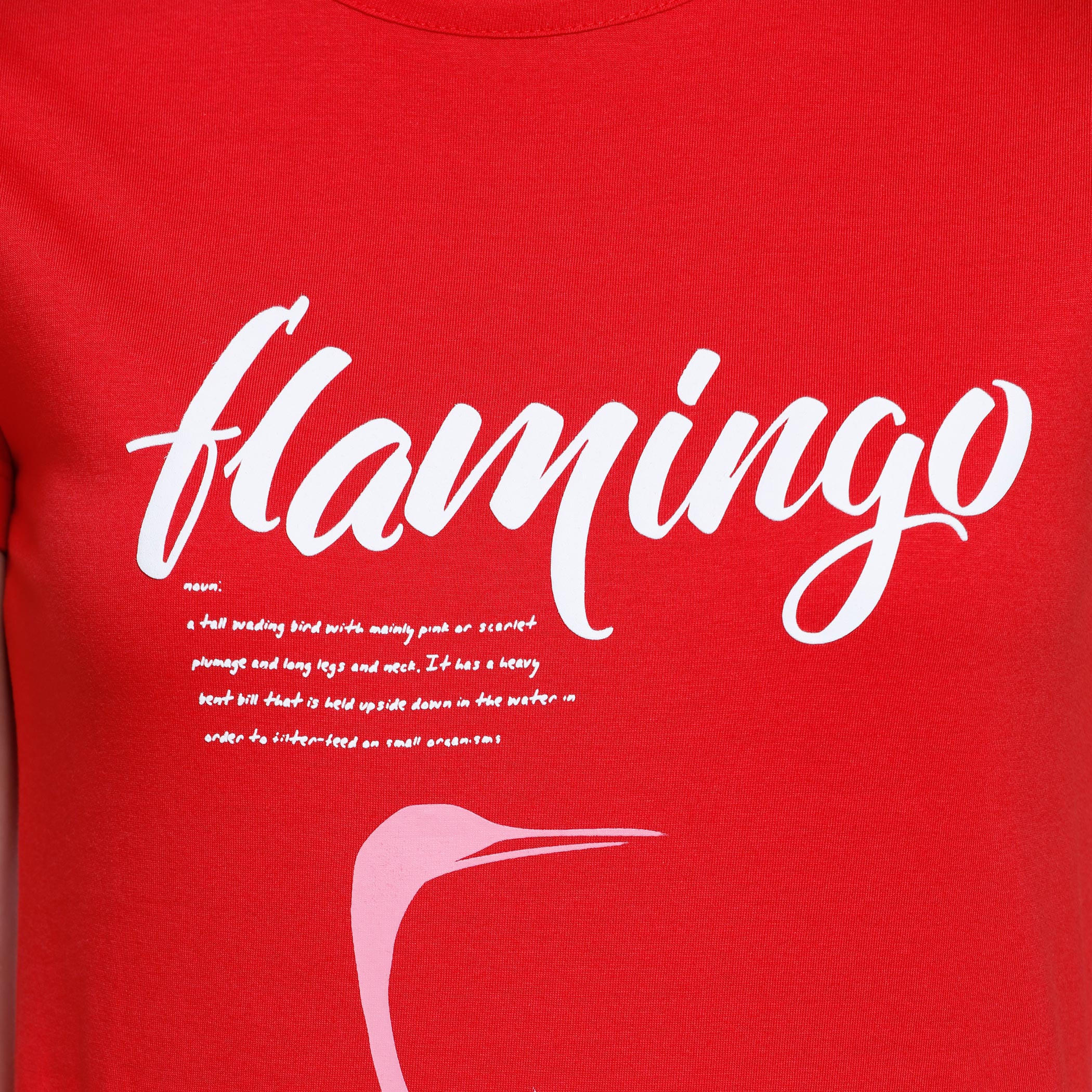 Printed T-Shirt with Round Neck and Short Sleeves-women-clothing-tshirts-image-4