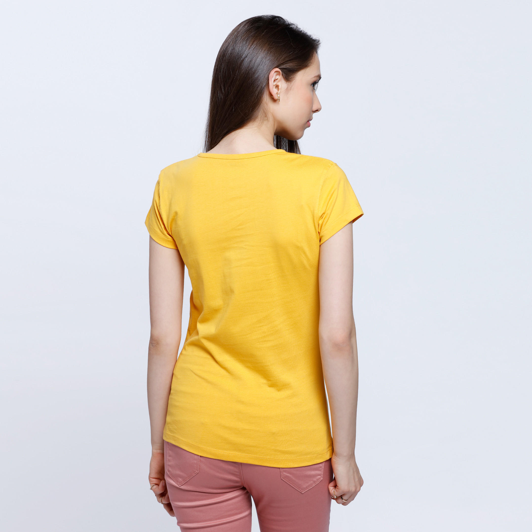 Printed Round Neck T-shirt-women-clothing-tshirts-image-2