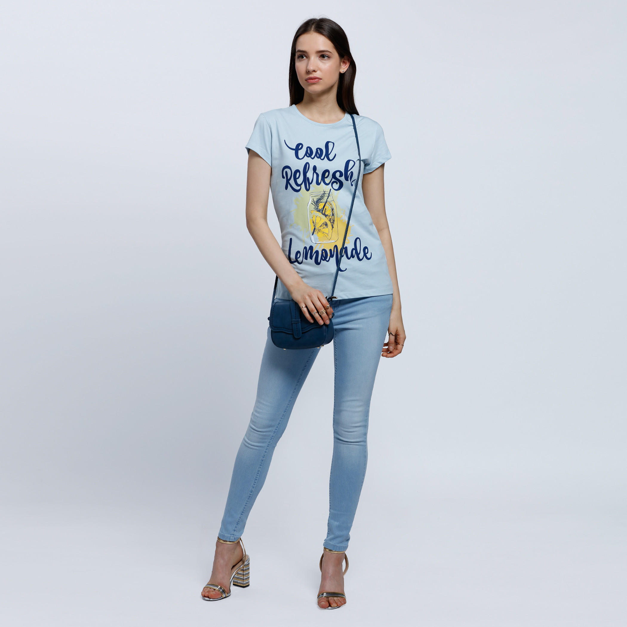 Graphic Print T-Shirt with Round Neck and Short Sleeves-women-clothing-tshirts-image-5