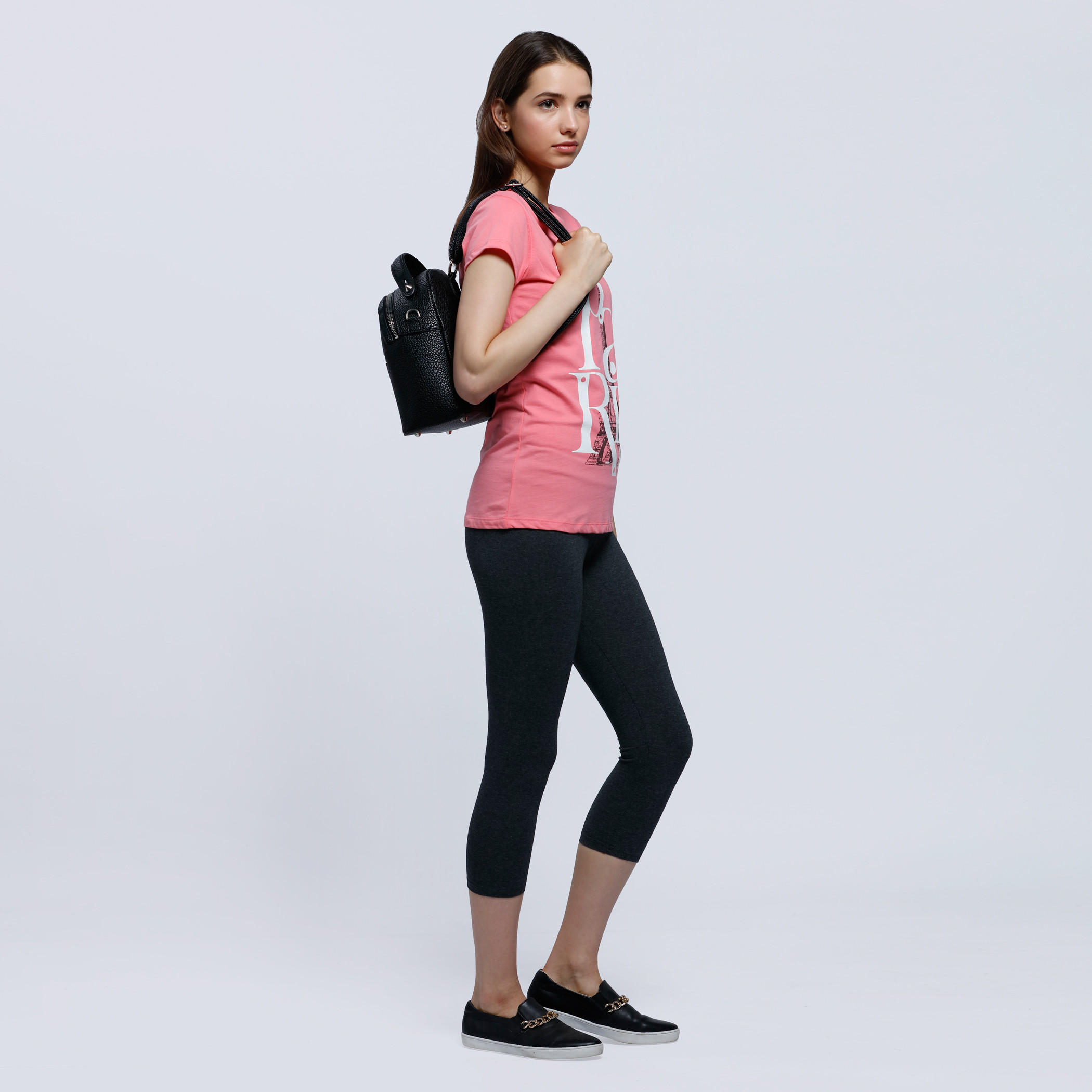 Graphic Print T-Shirt with Round Neck and Short Sleeves-women-clothing-tshirts-image-5