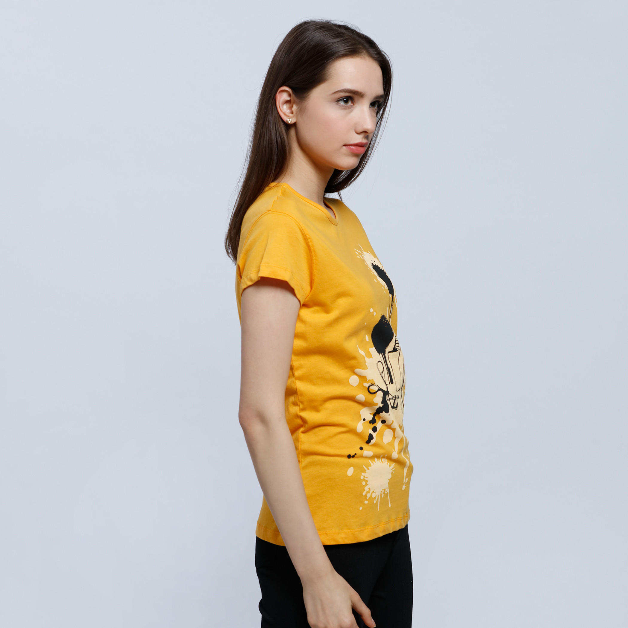 Printed Short Sleeves T-Shirt with Round Neck-women-clothing-tshirts-image-8