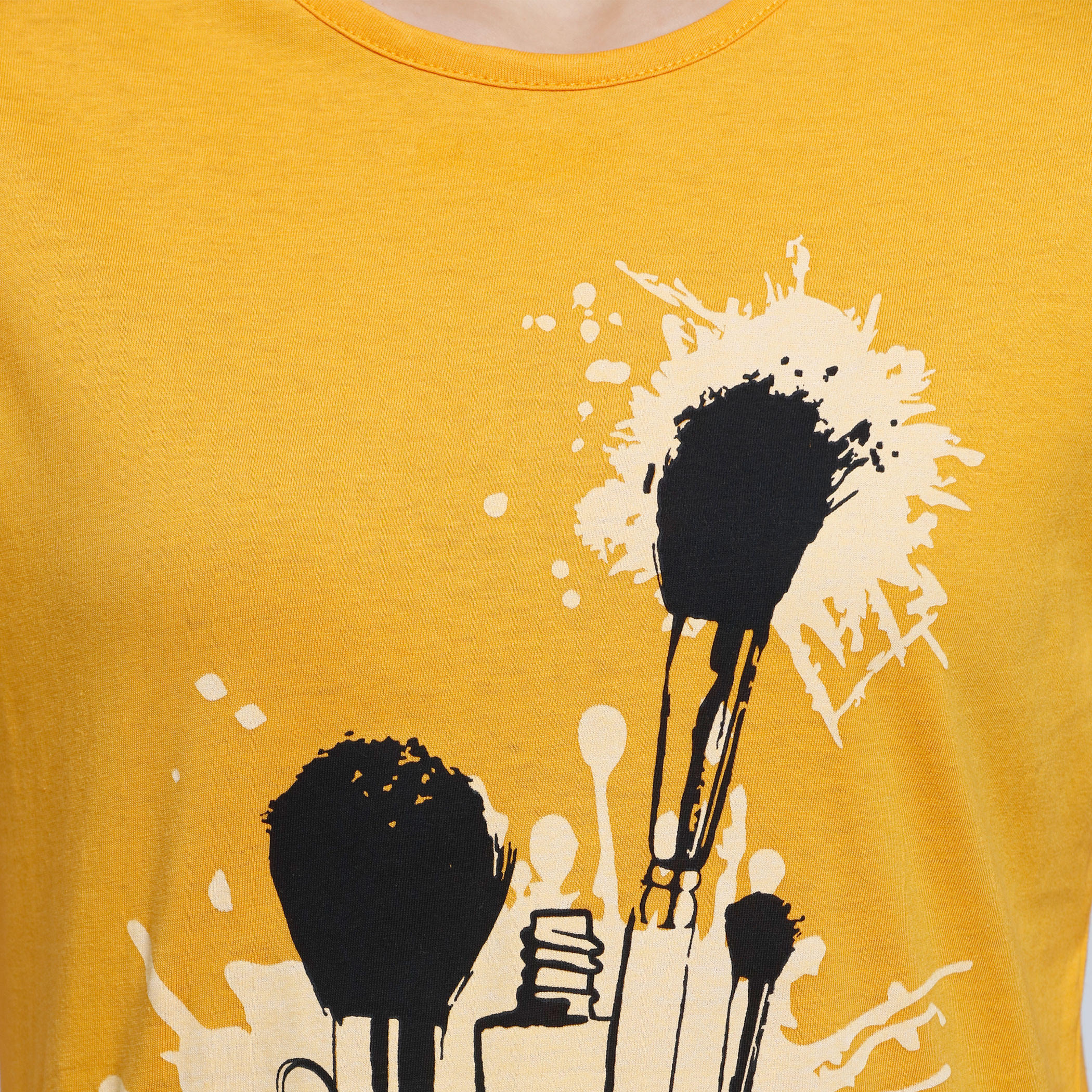 Printed Short Sleeves T-Shirt with Round Neck-women-clothing-tshirts-image-9