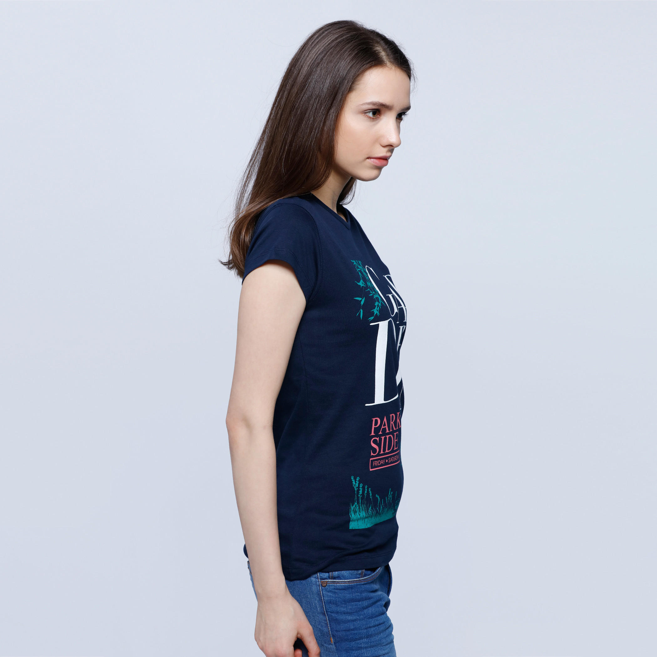 Printed T-Shirt with Short Sleeves-women-clothing-tshirts-image-3