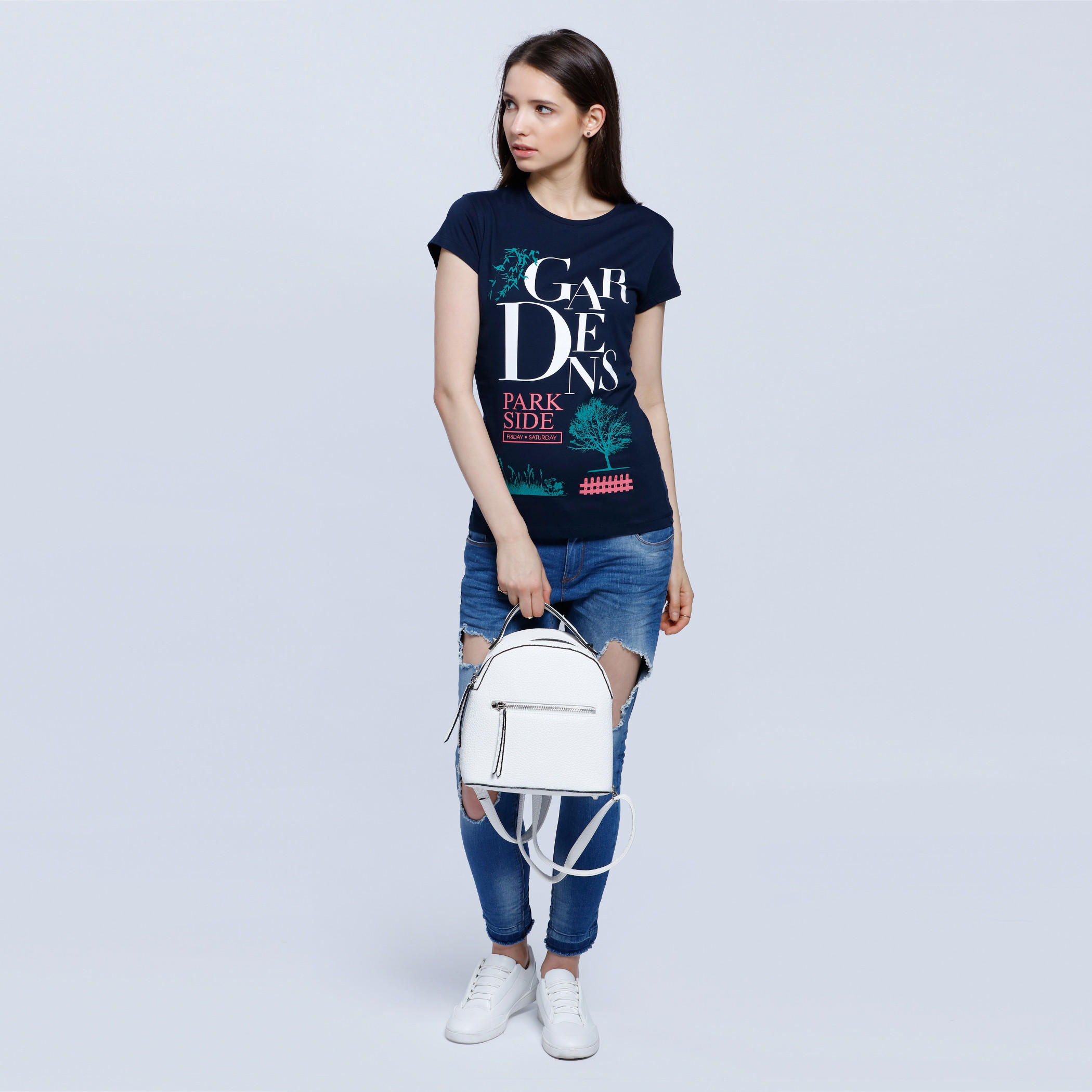 Printed T-Shirt with Short Sleeves-women-clothing-tshirts-image-5