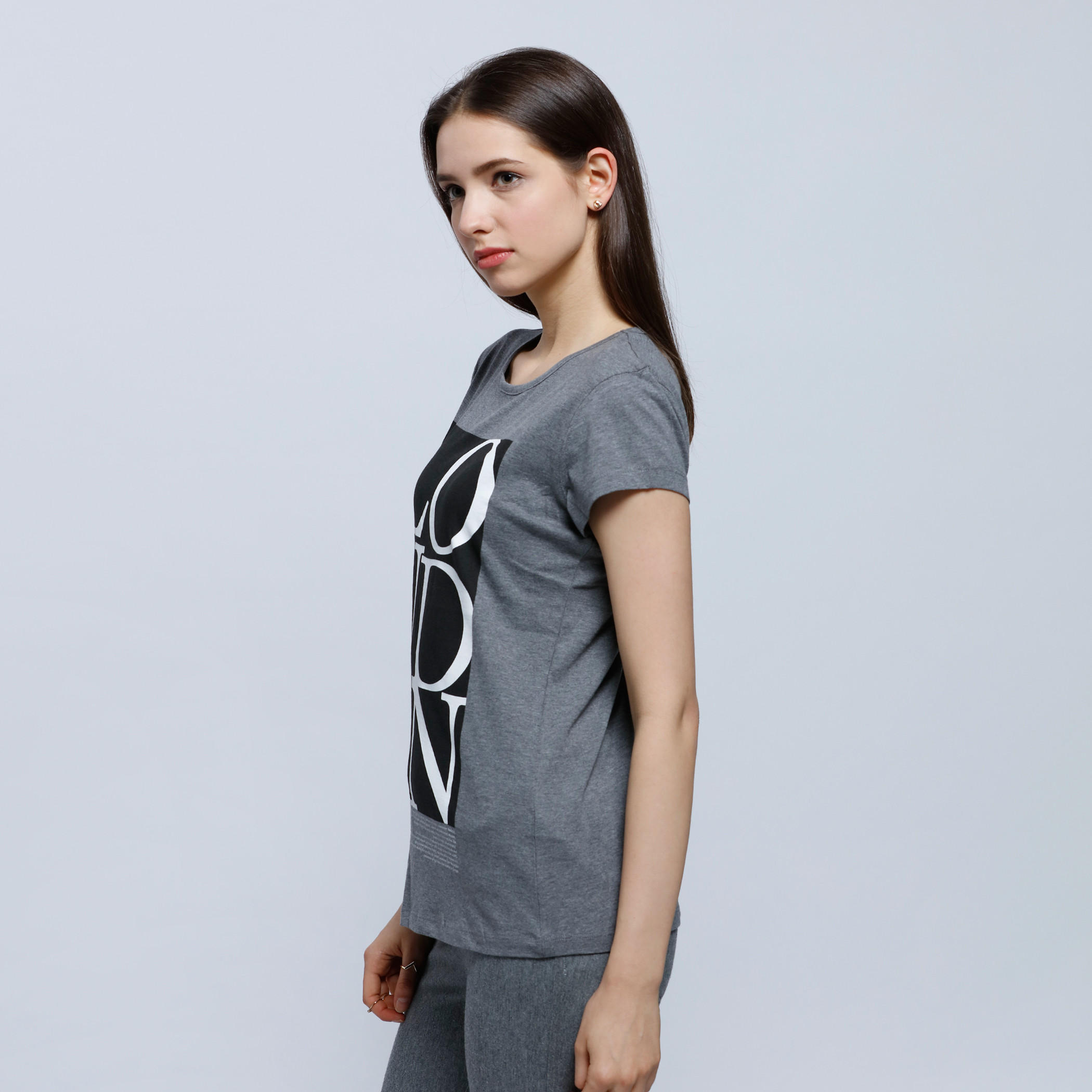 Printed Short Sleeves T-Shirt with Round Neck-women-clothing-tshirts-image-3