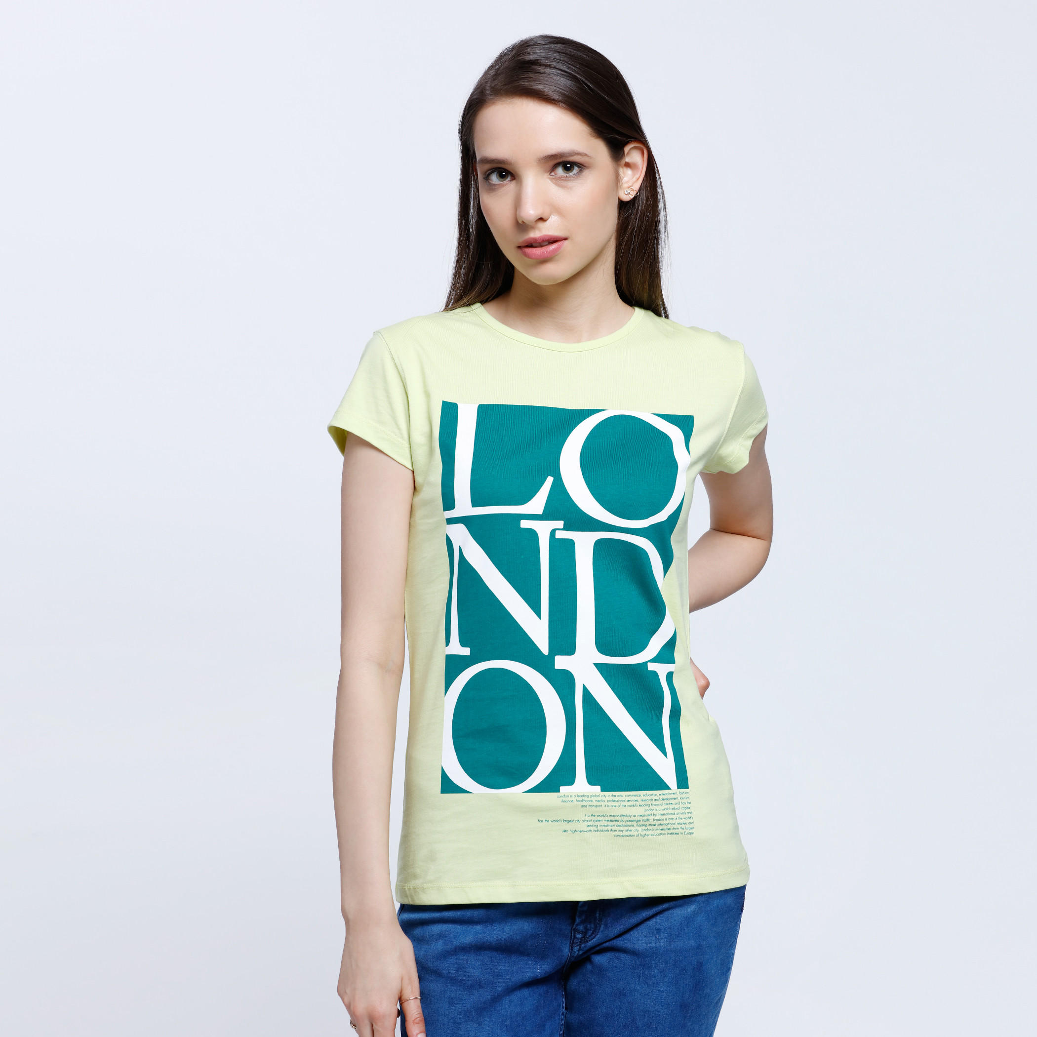Printed Round Neck T-shirt-women-clothing-tshirts-image-1