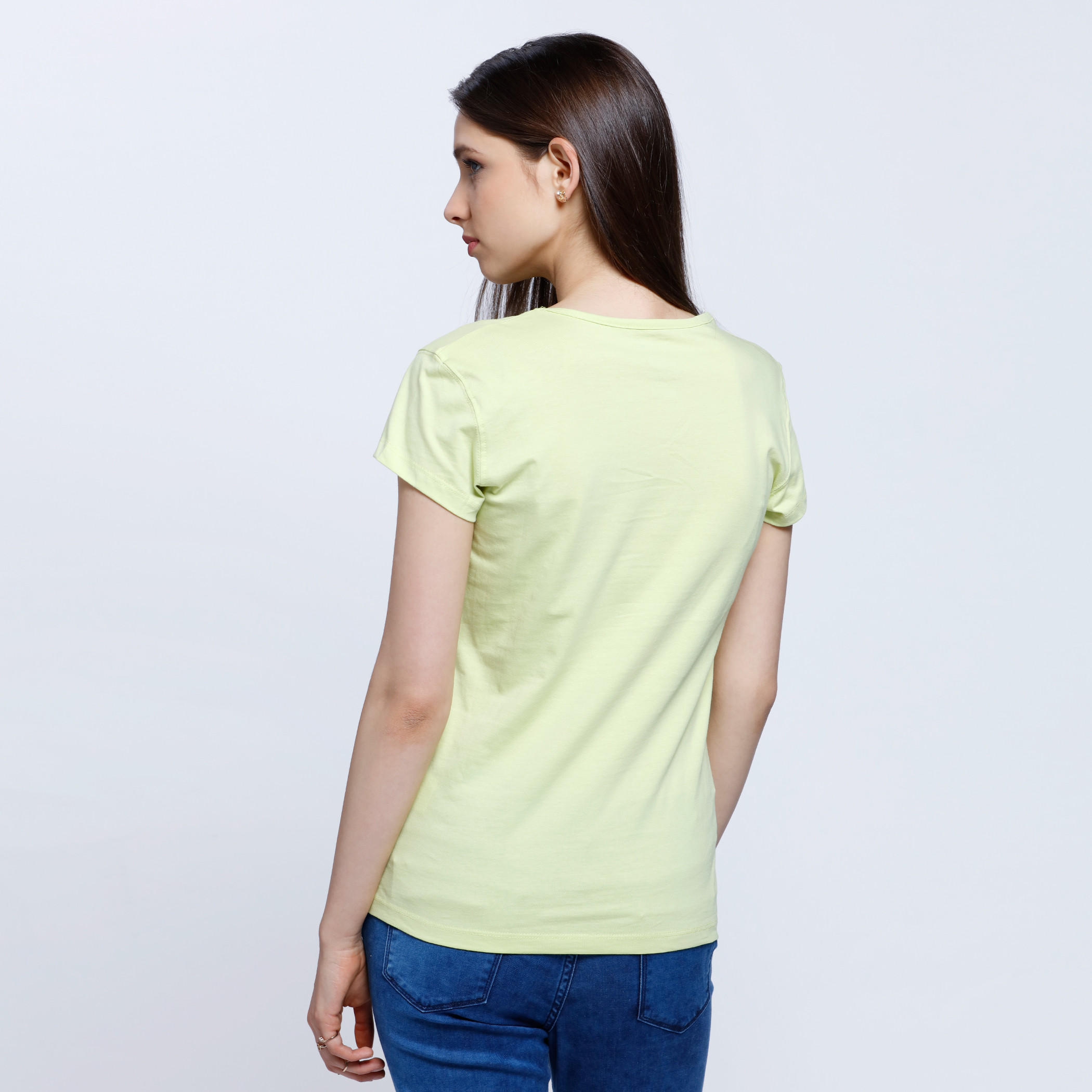 Printed Round Neck T-shirt-women-clothing-tshirts-image-2
