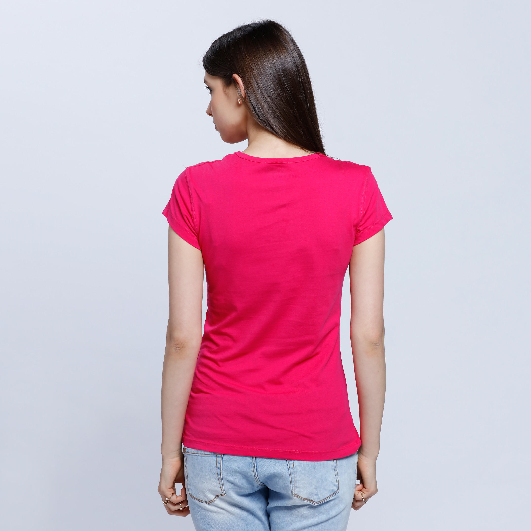 Printed Round Neck T-shirt-women-clothing-tshirts-image-2