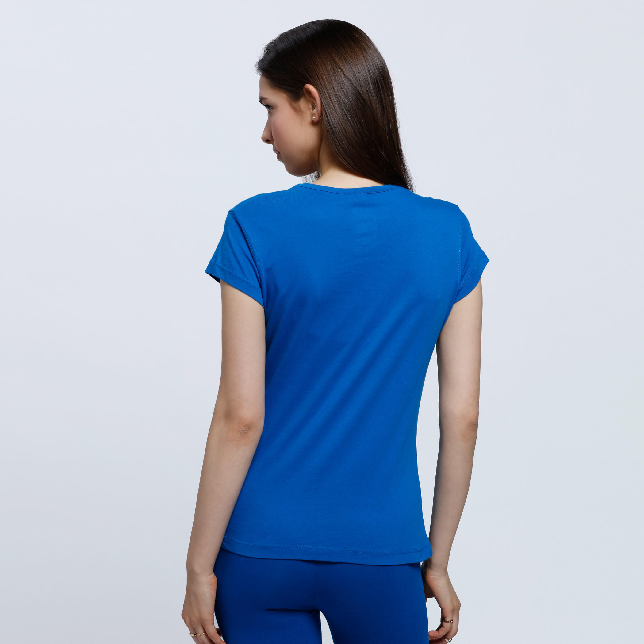 Graphic Print T-Shirt with Round Neck and Short Sleeves-women-clothing-tshirts-image-2
