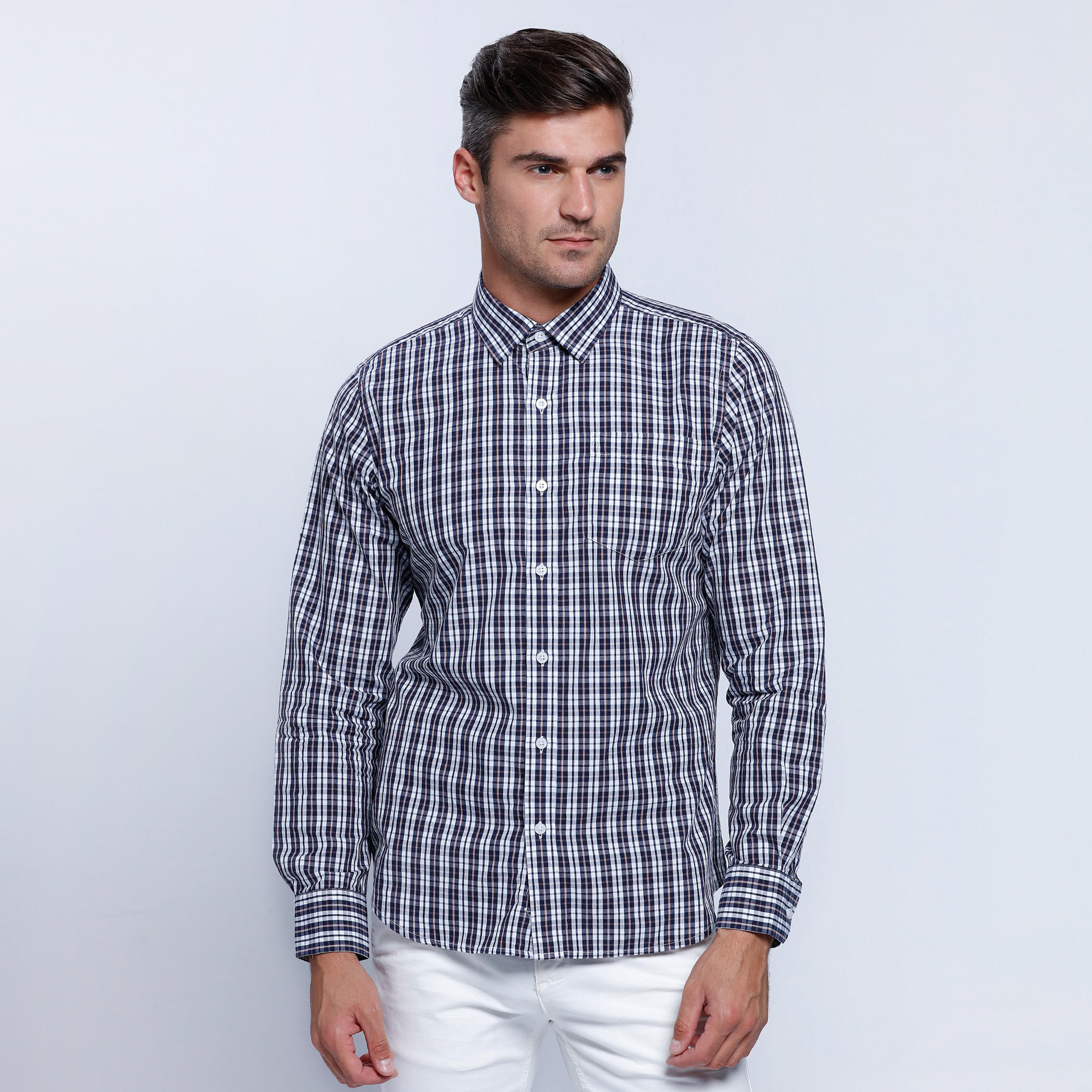 Chequered Long Sleeves Shirt-men-clothing-shirts-image-5