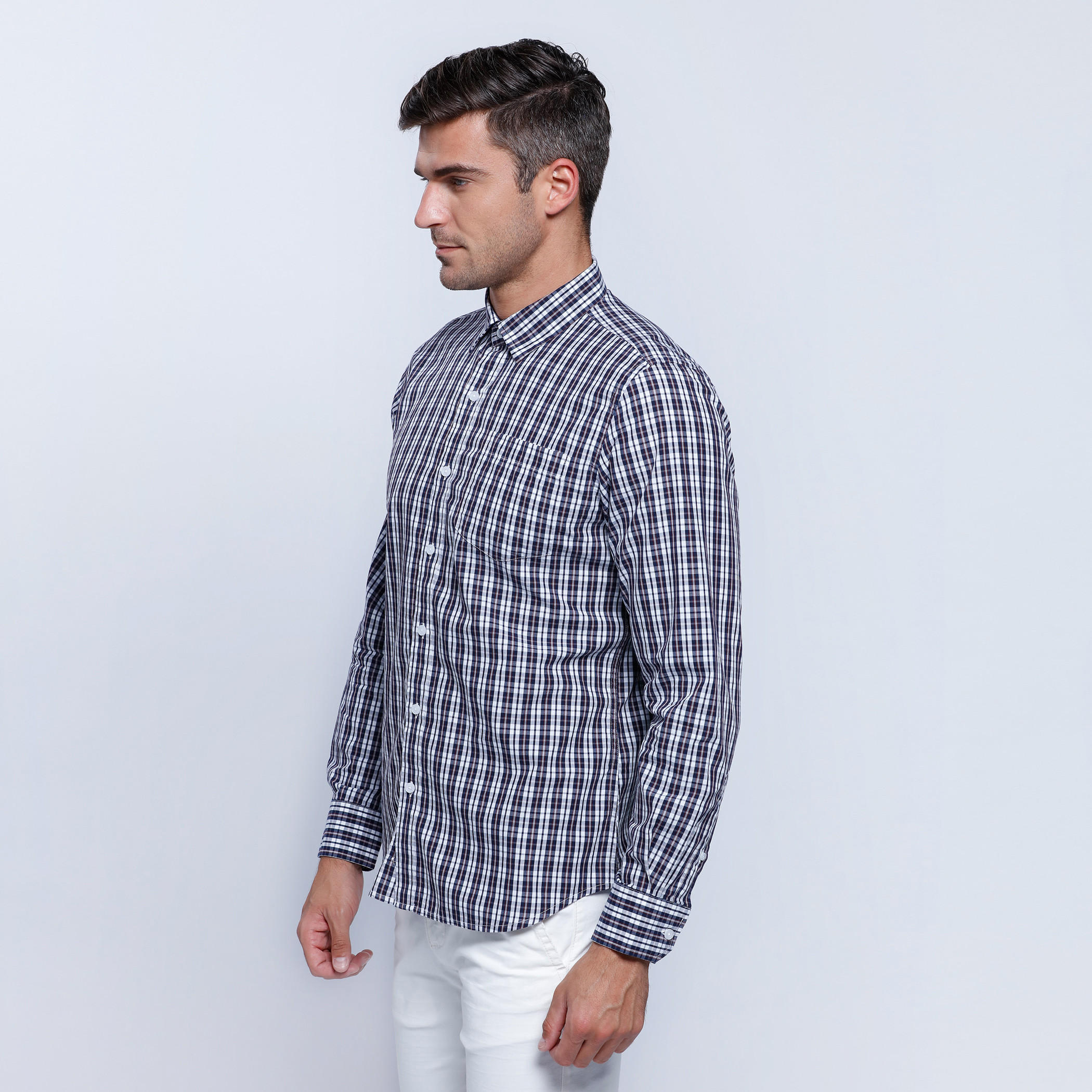 Chequered Long Sleeves Shirt-men-clothing-shirts-image-3