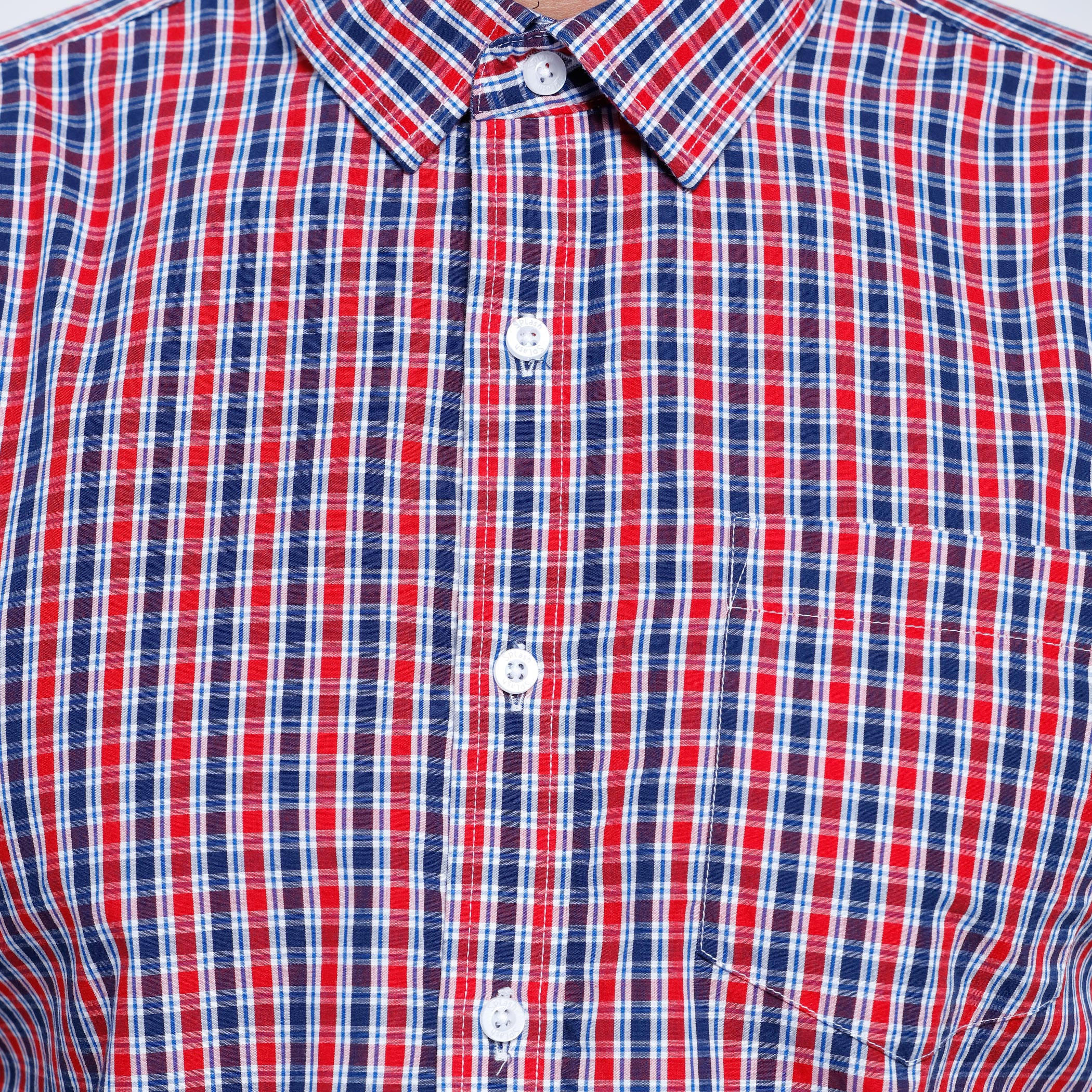 Chequered Short Sleeves Shirt-men-clothing-shirts-image-4