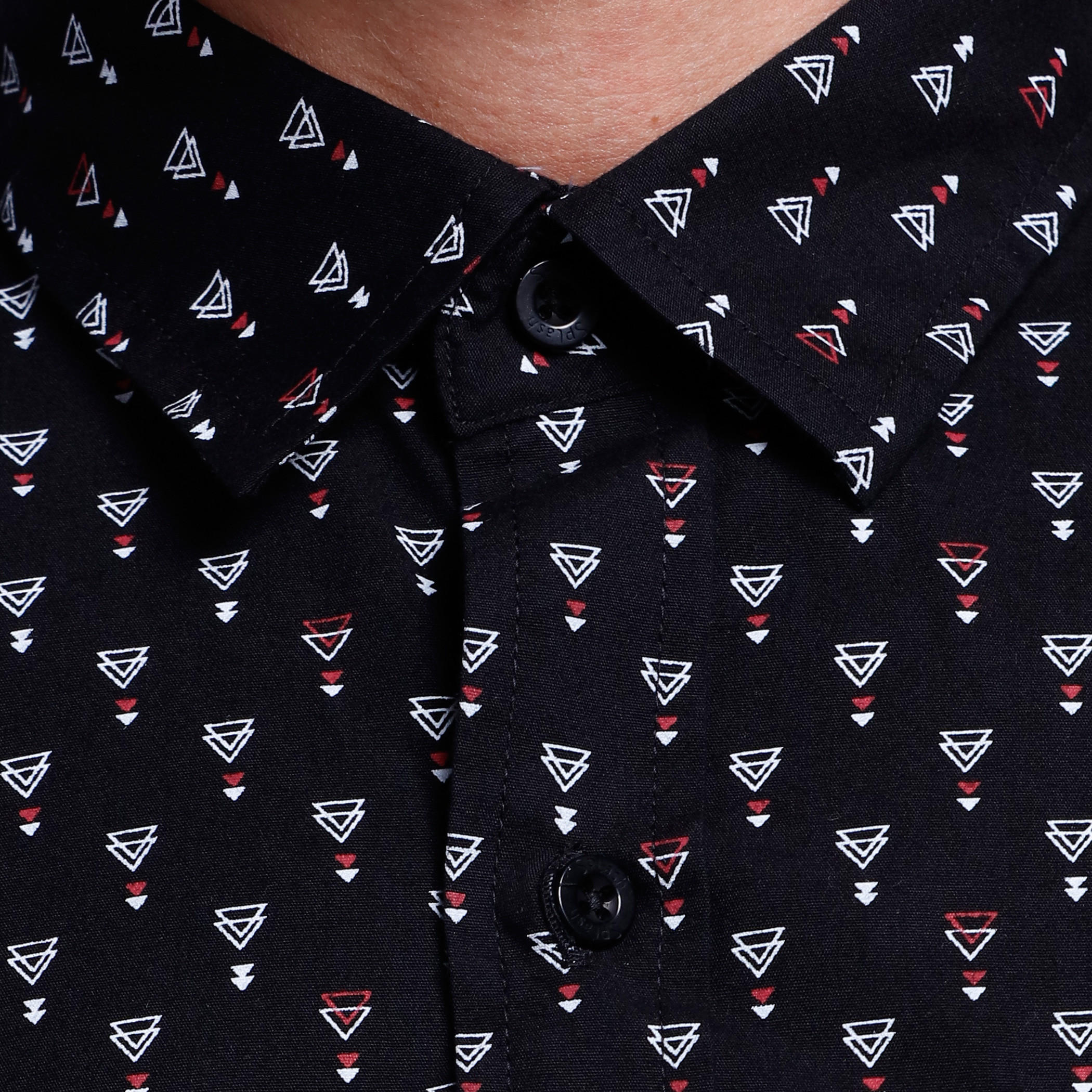 Printed Shirt with Complete Placket and Short Sleeves-men-clothing-shirts-image-4