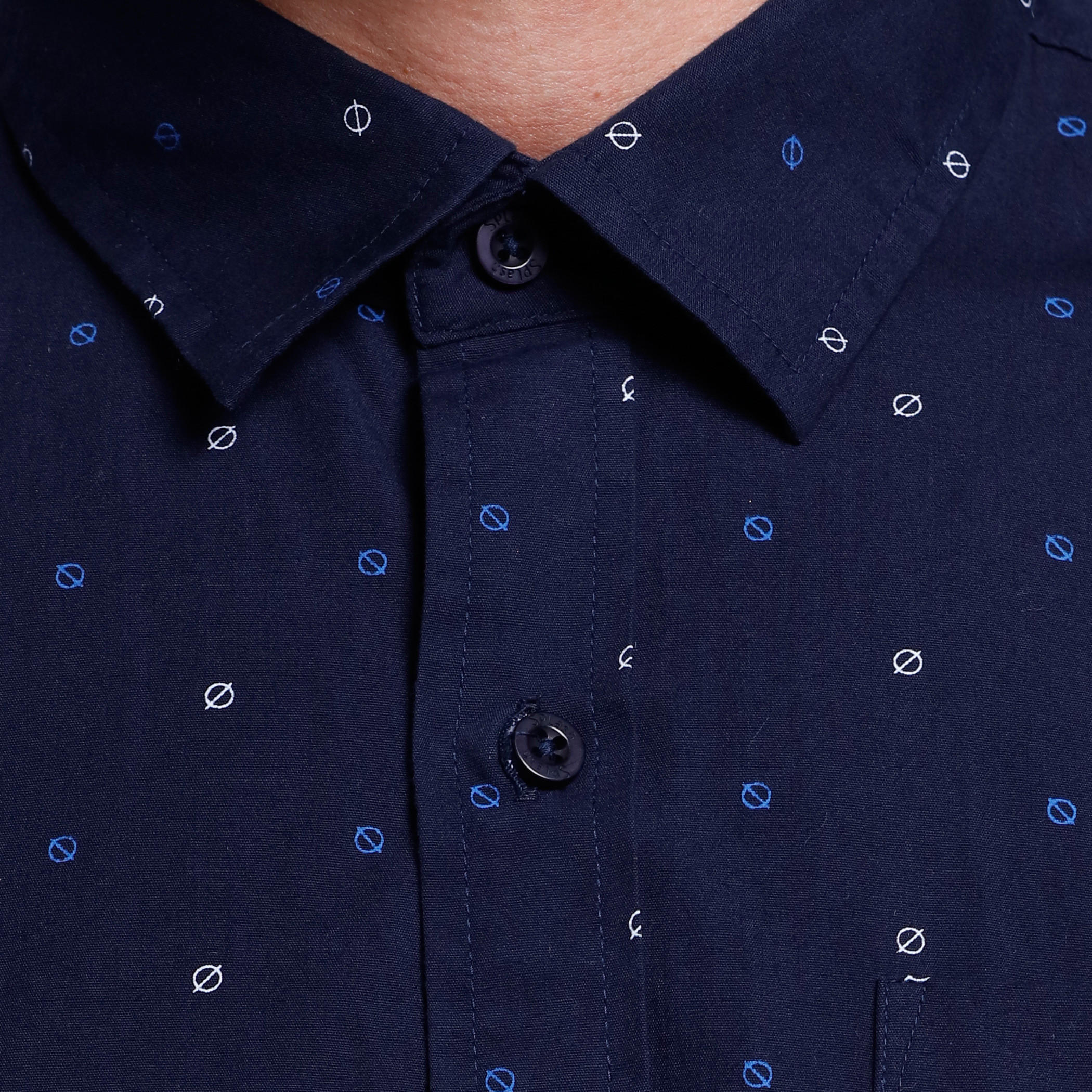 Printed Shirt with Complete Placket and Long Sleeves-men-clothing-shirts-image-2